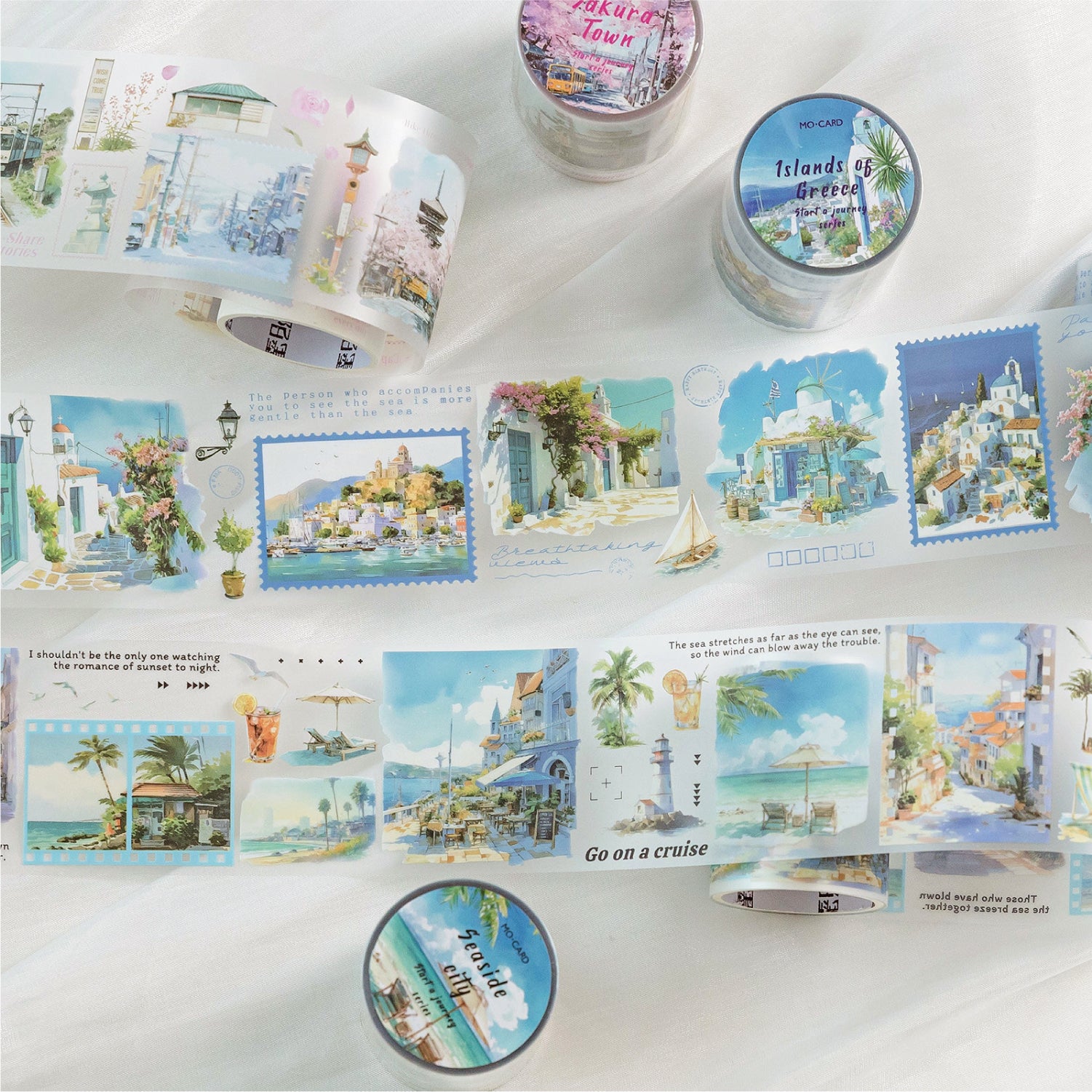 Start a Section of Travel PET Tape