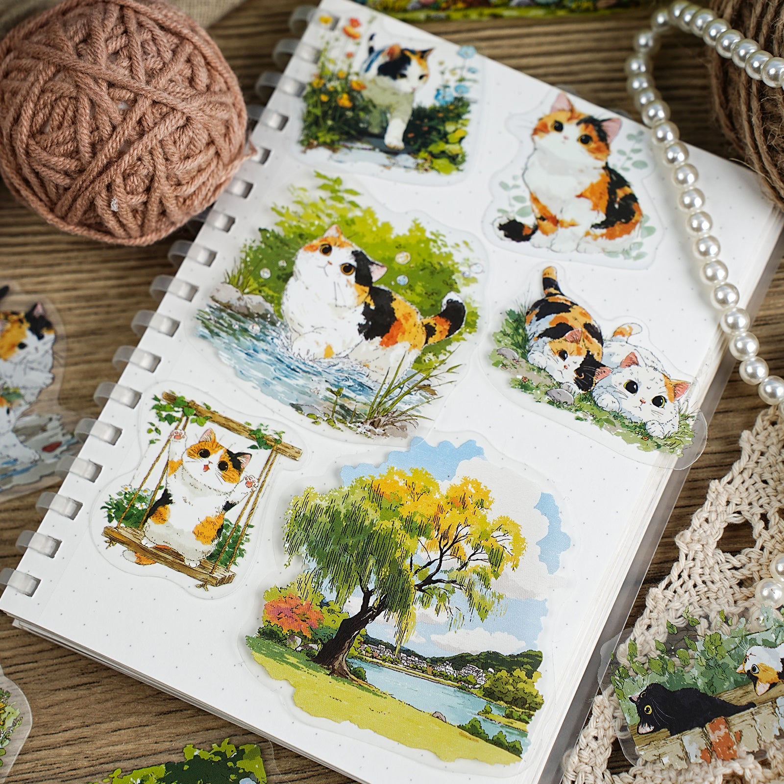 The Daily Life of a Cat PET Sticker