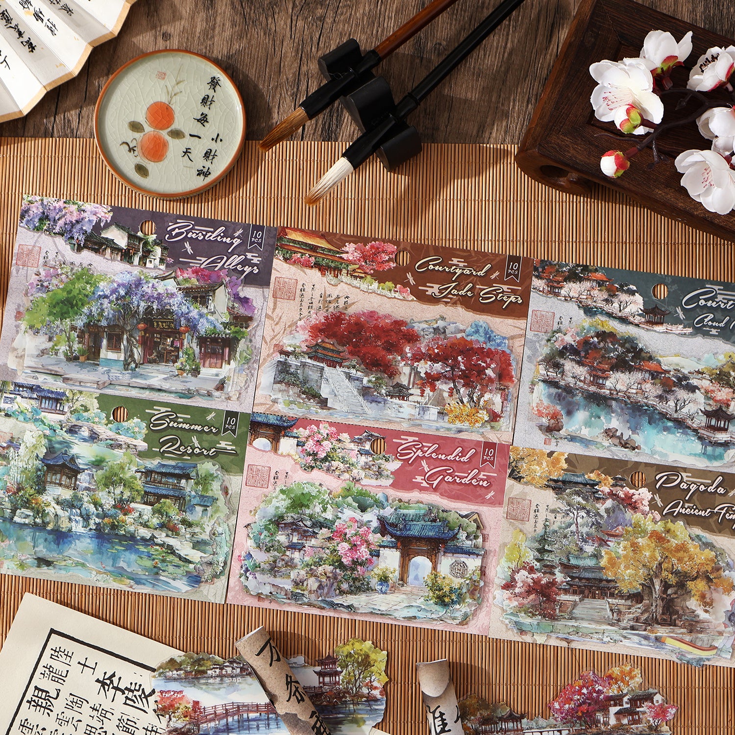 Cloud Court of Ten Provinces PET Sticker