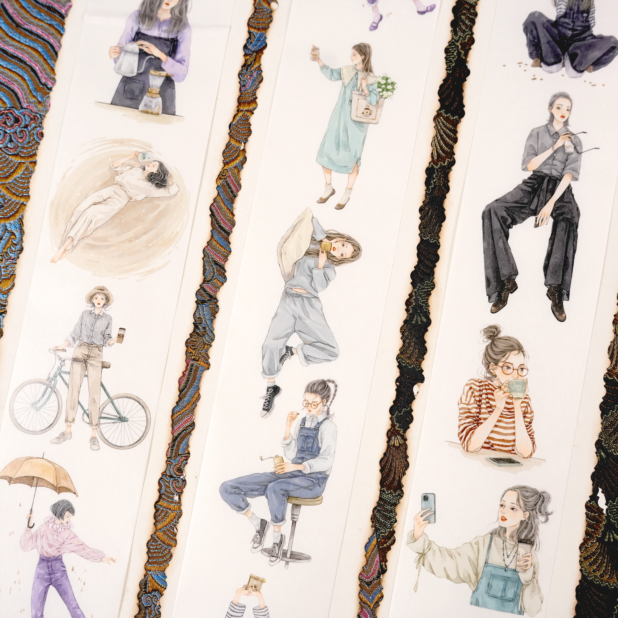 【MOOD】Leisure Moment Character PET Tape