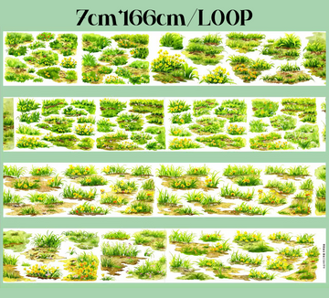 【SZCX】Little Meadow Landscape PET Tape