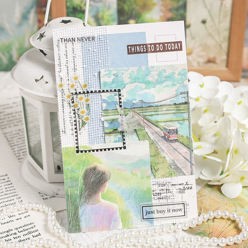 Four Seasons Scrapbook Paper Book 200pcs