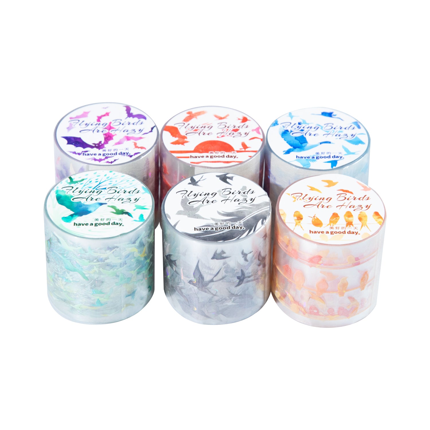 Flying Birds are Hazy PET Tape