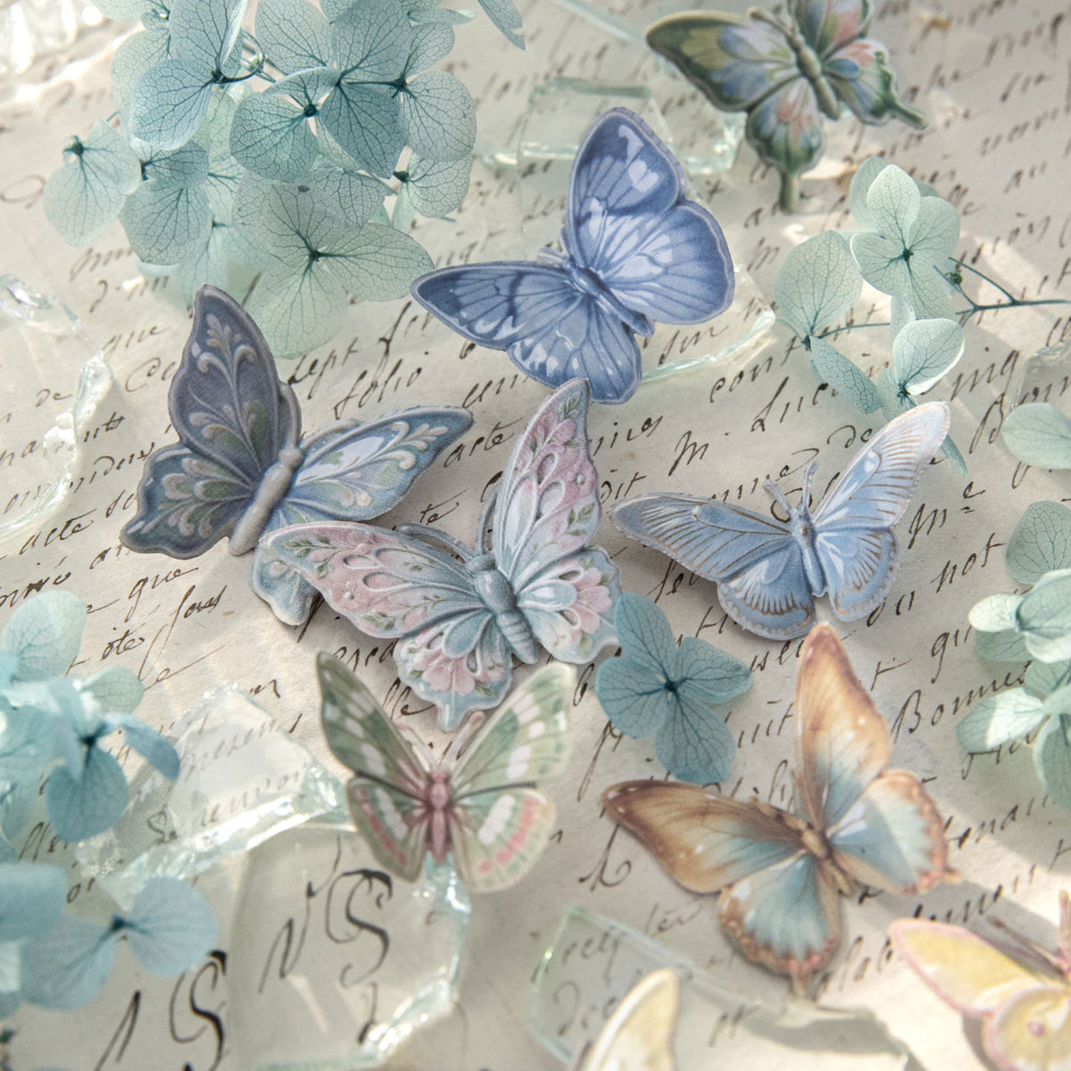 Butterfly Ceramics Museum Paper Sticker