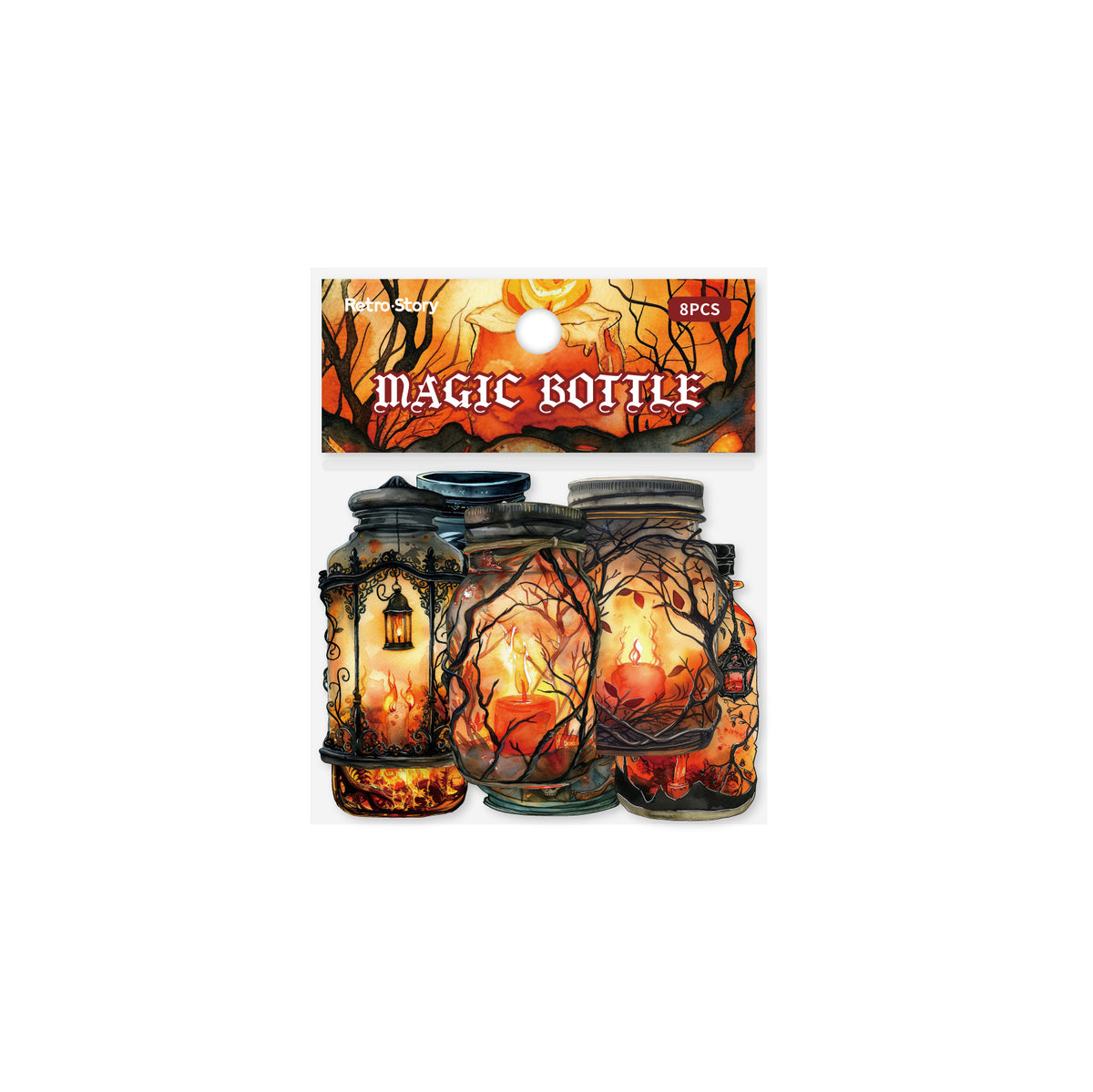 Magic Bottle Paper Sticker