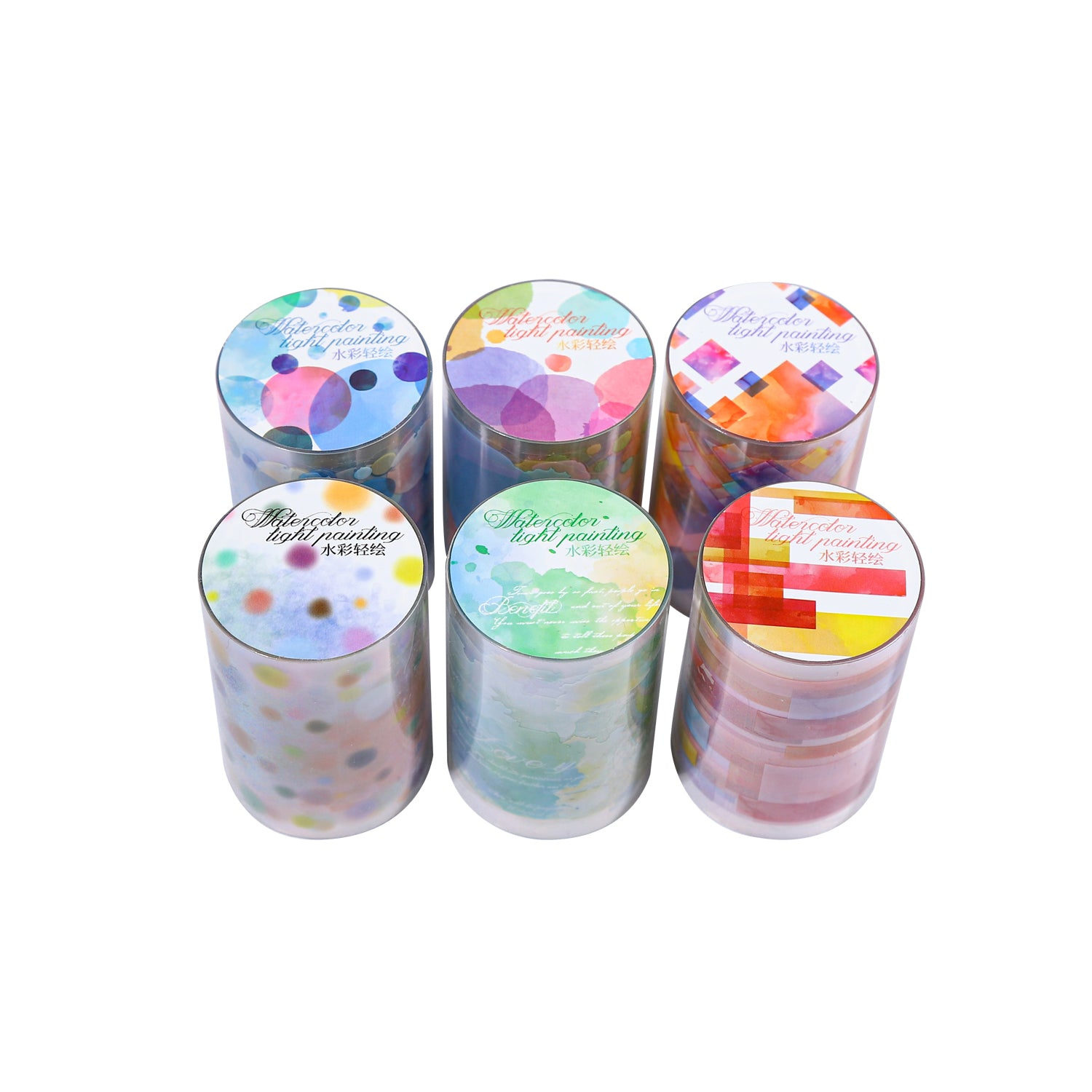 Watercolor Light Painting PET Tape