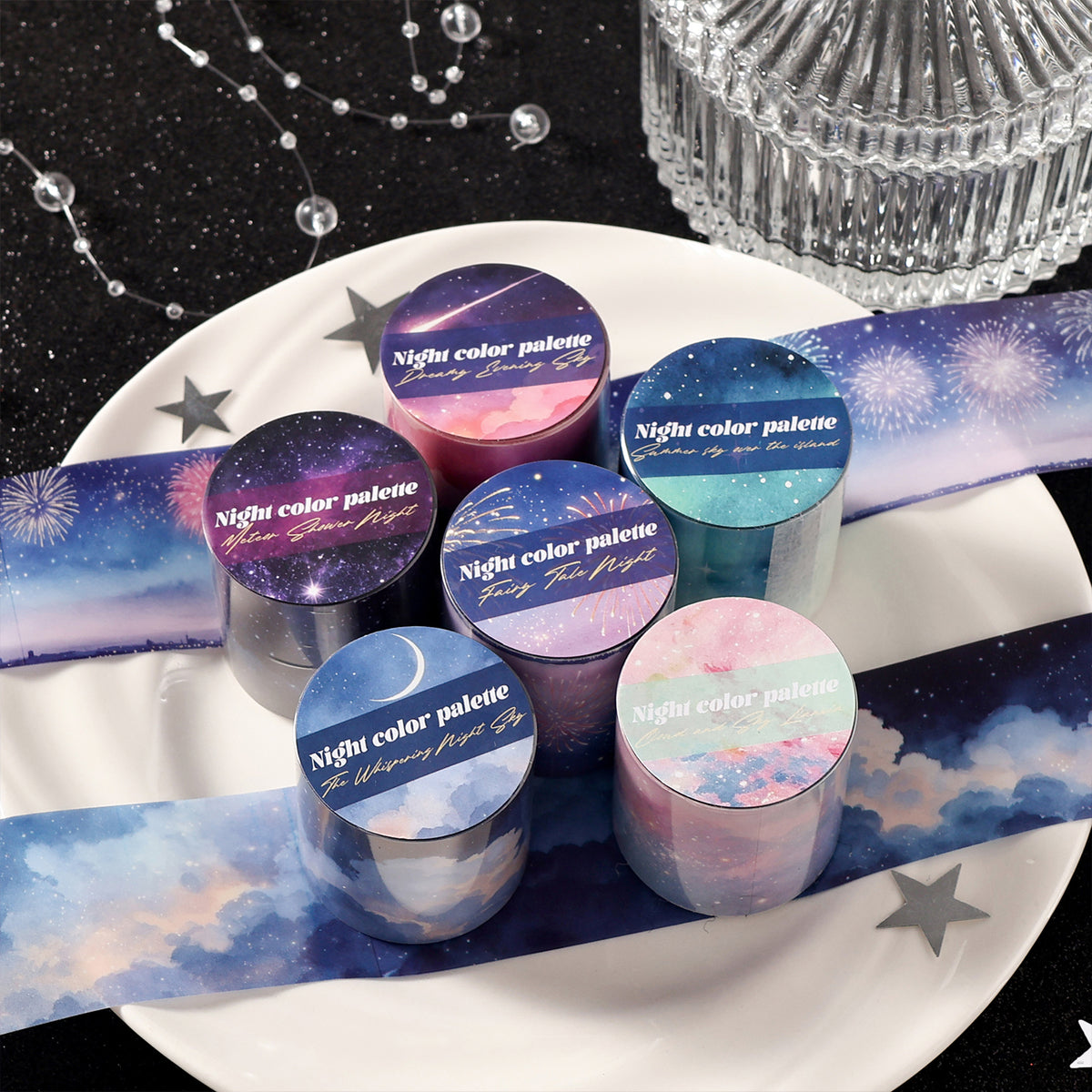Night Sky Palette Landscape PET Tape