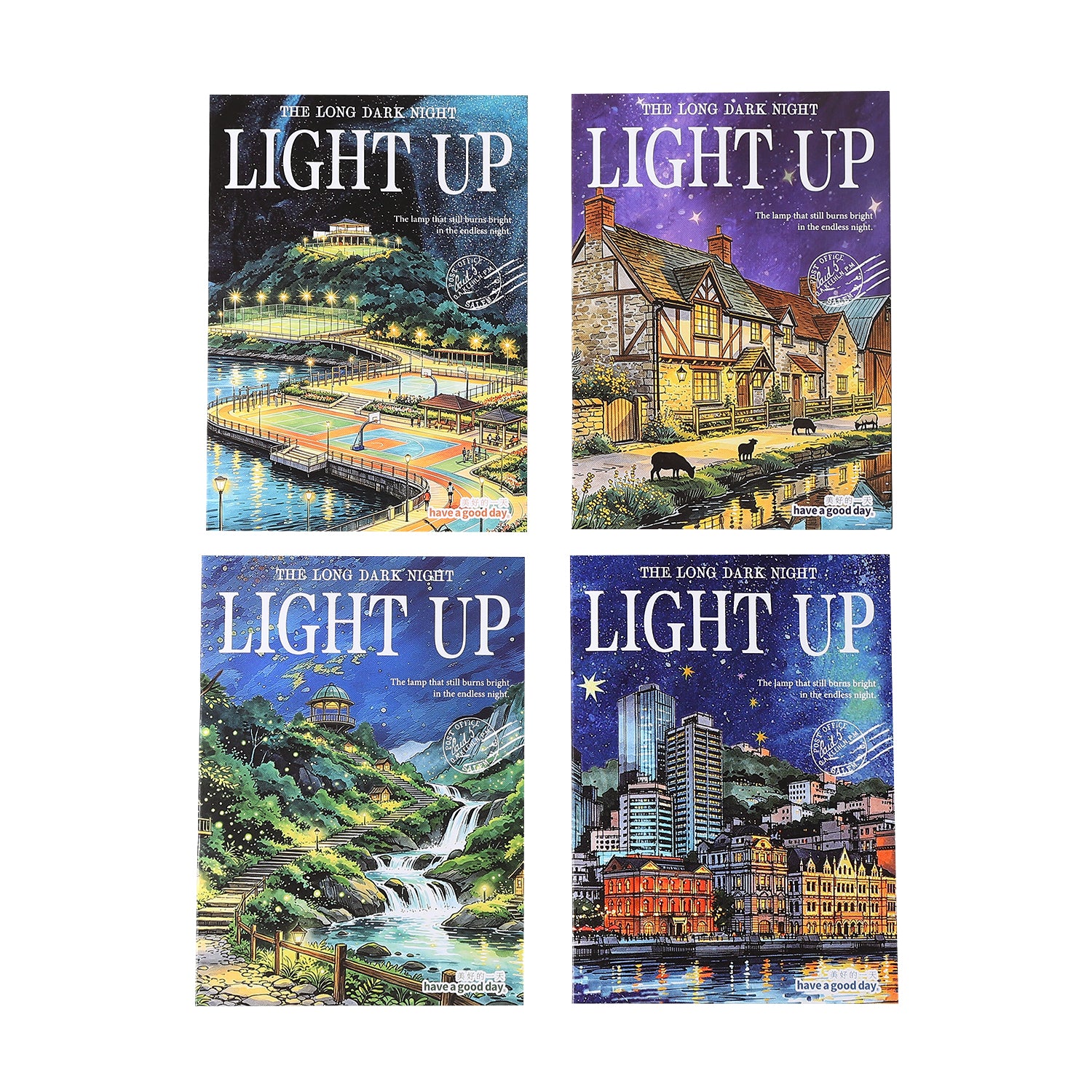 Light Up The Long Night Sticker For Scrapbooking and Journaling | MOOBOOM