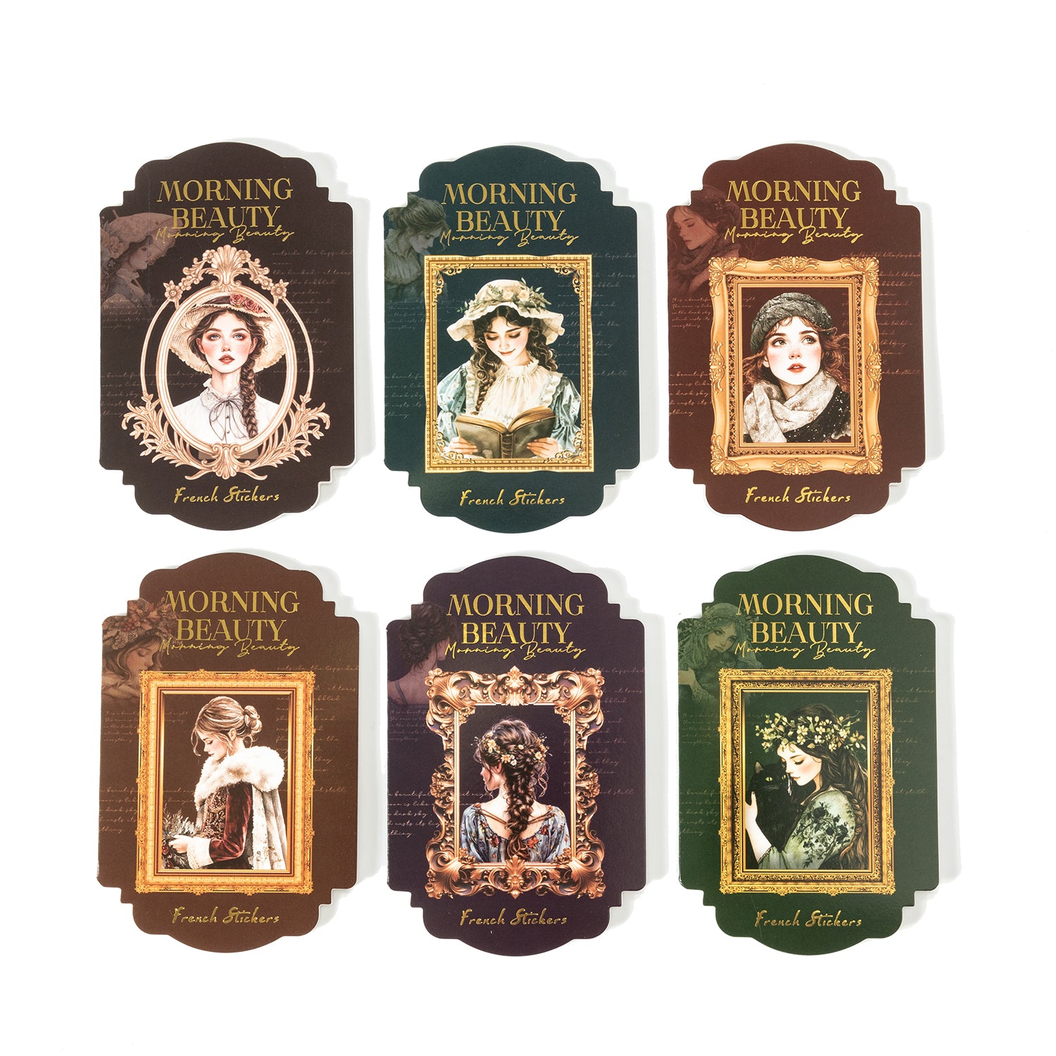 Morning Beauty Character PET Sticker