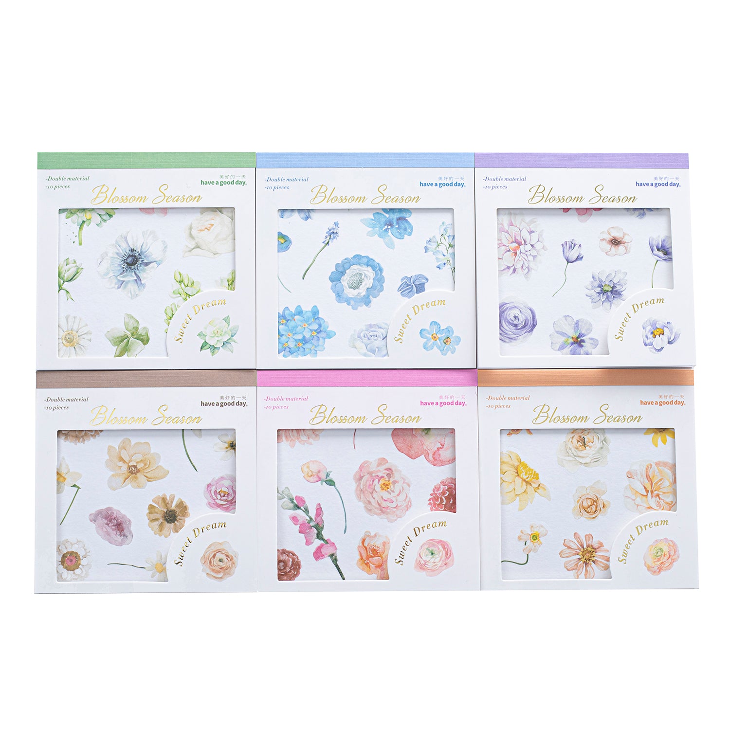 Flower Season Sweet Dream PET Sticker