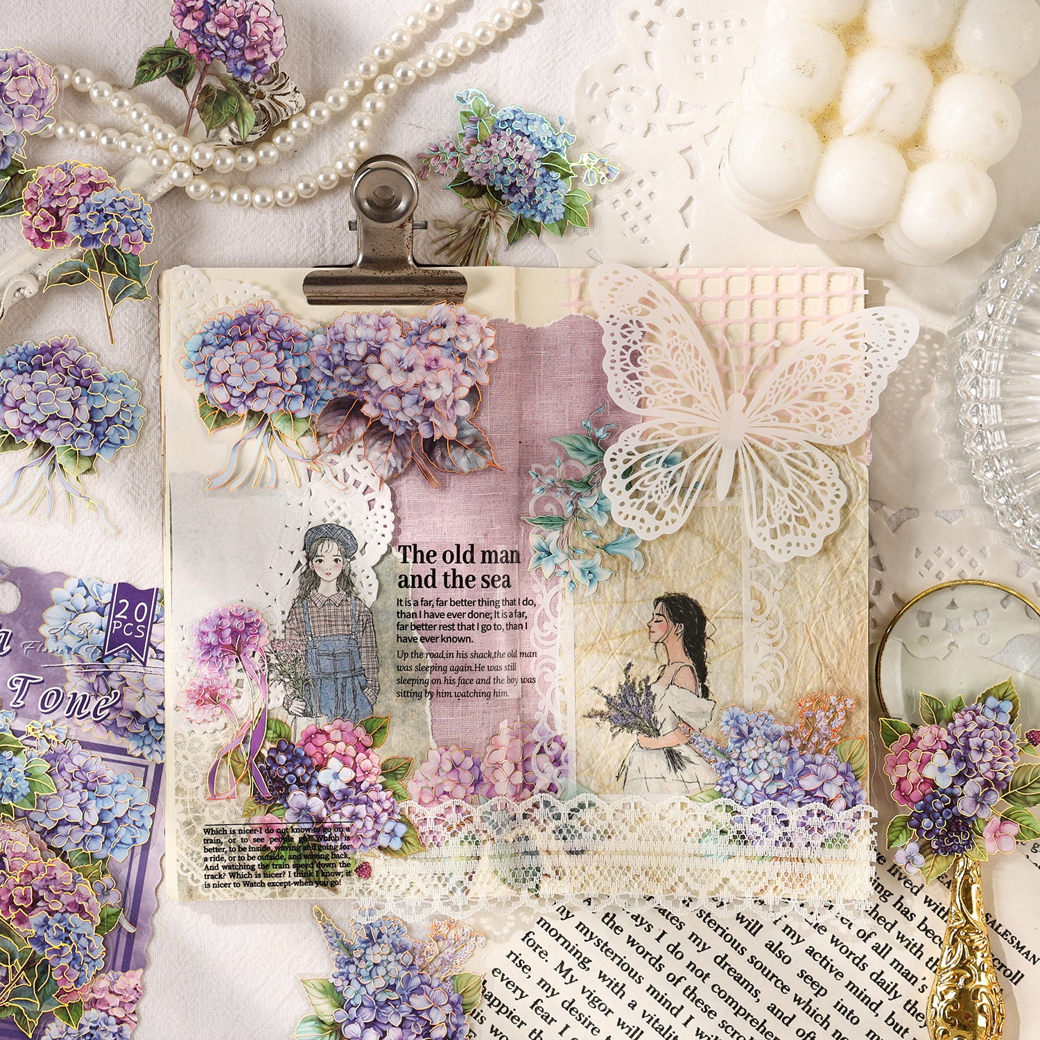 Dreamlike Sea of Flowers Sticker