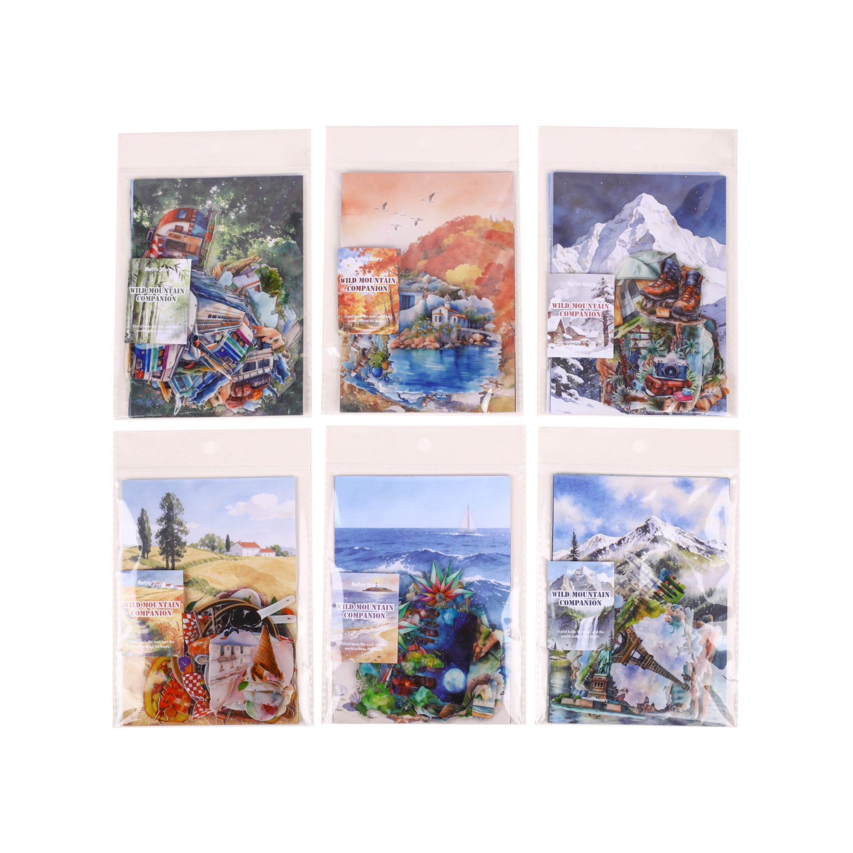 Mountain Trek Scrapbooking Paper decorative tape for journaling and scrapbooking