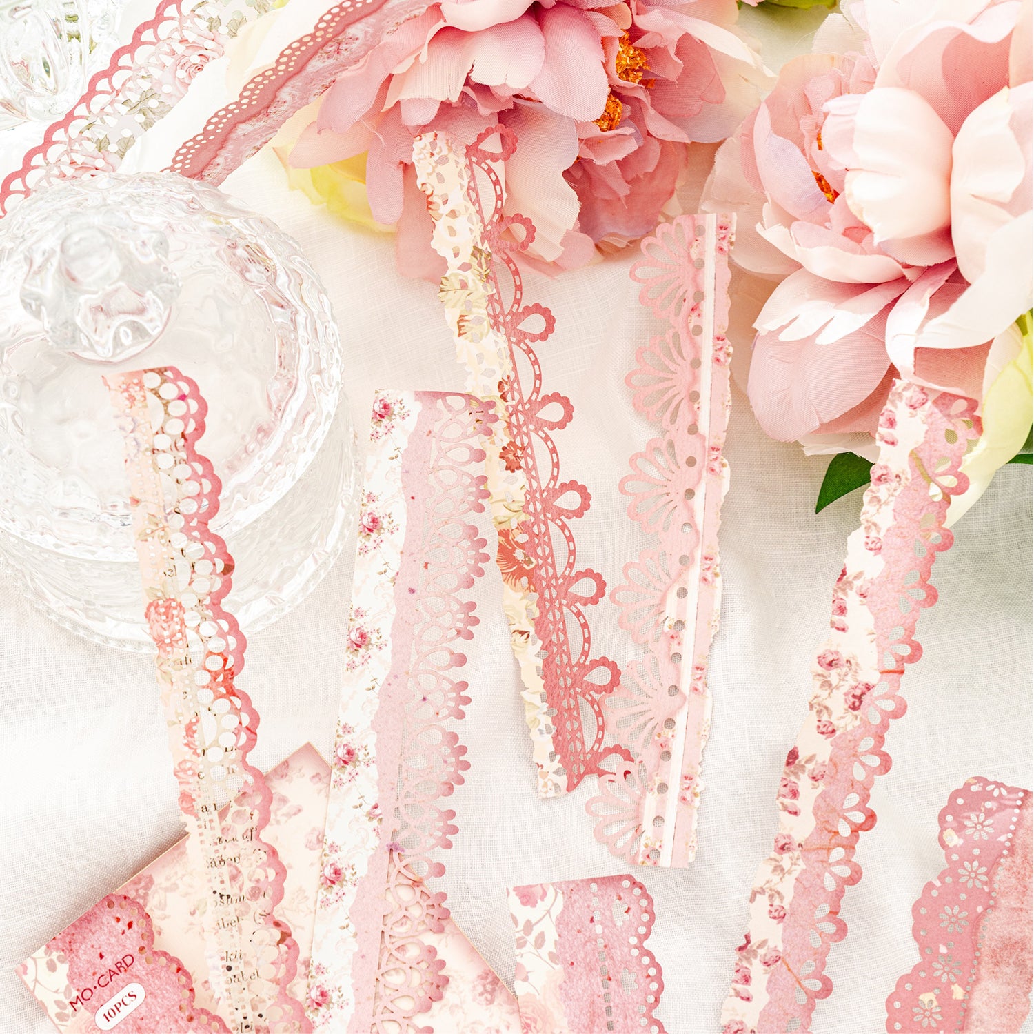 Long Lace Paper Sticker