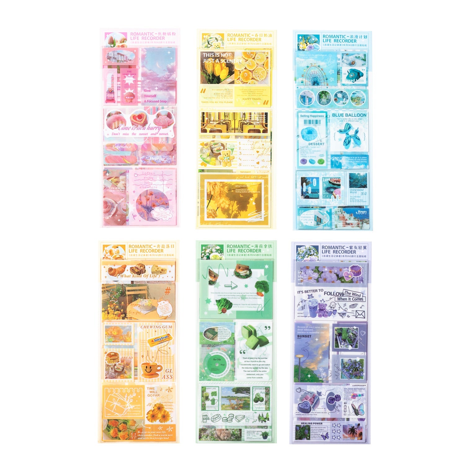 Record Romantic Life PET Sticker