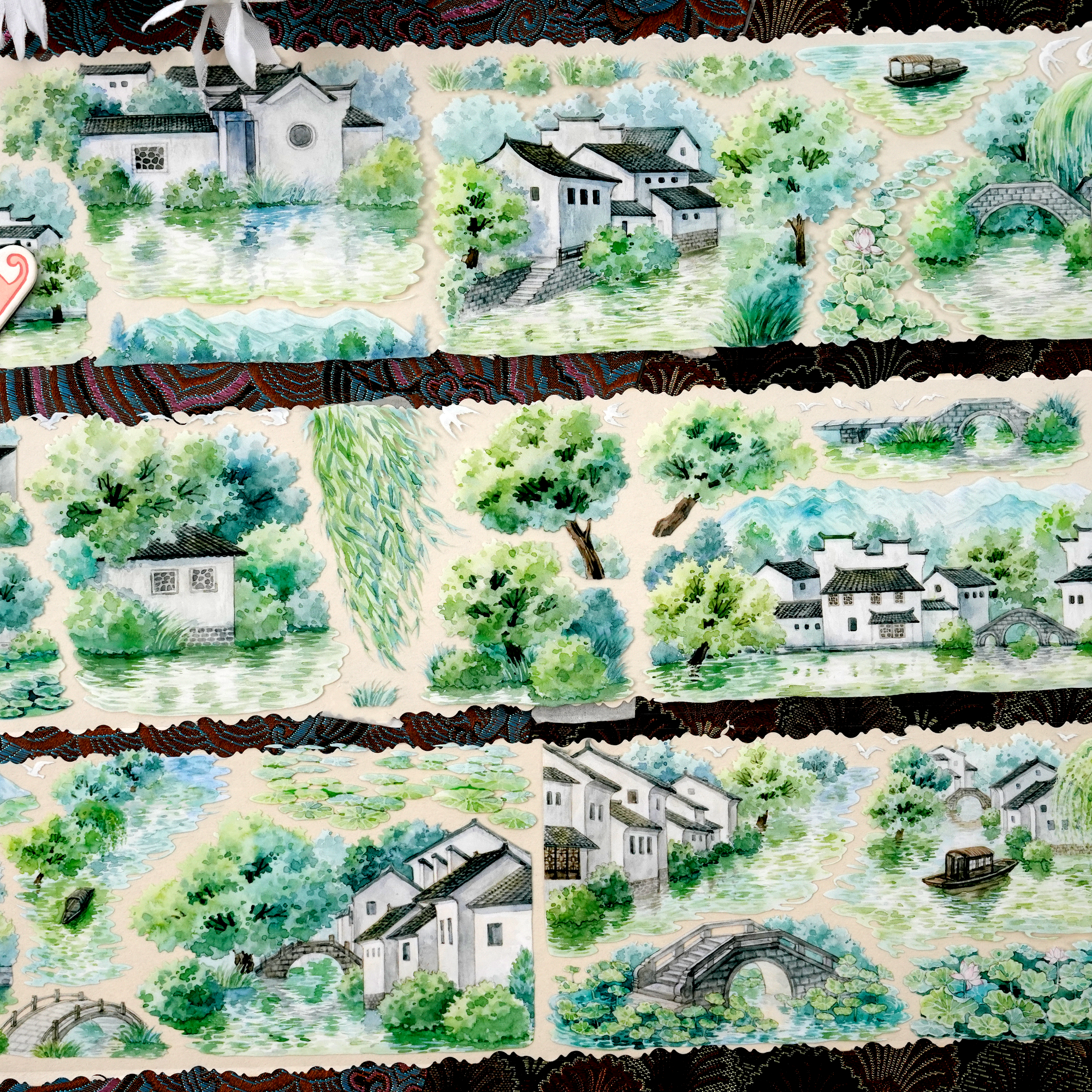 【MENU】Scenery of Jiangnan Landscaping Tape