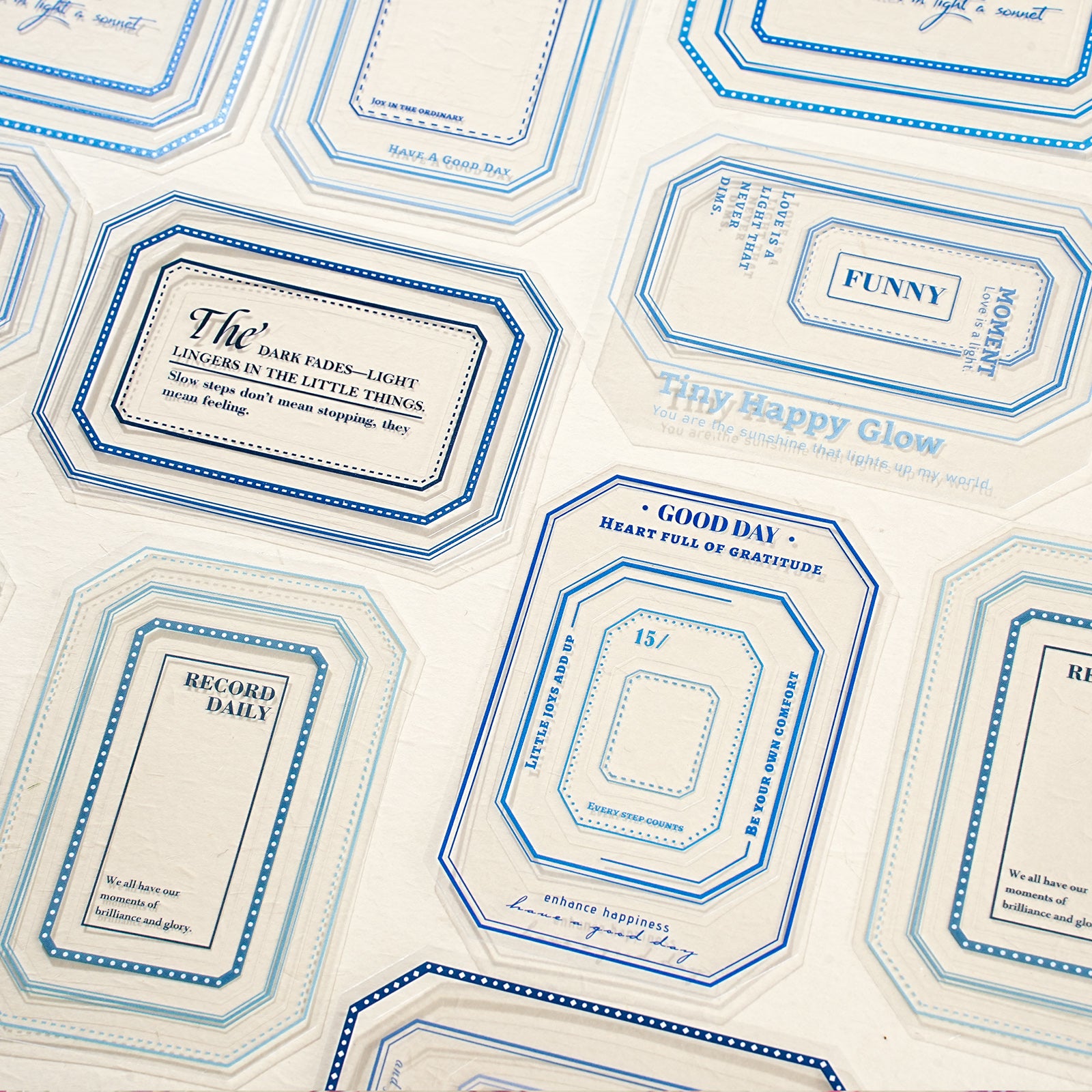 Rainbow Border Pre-cut Sticker