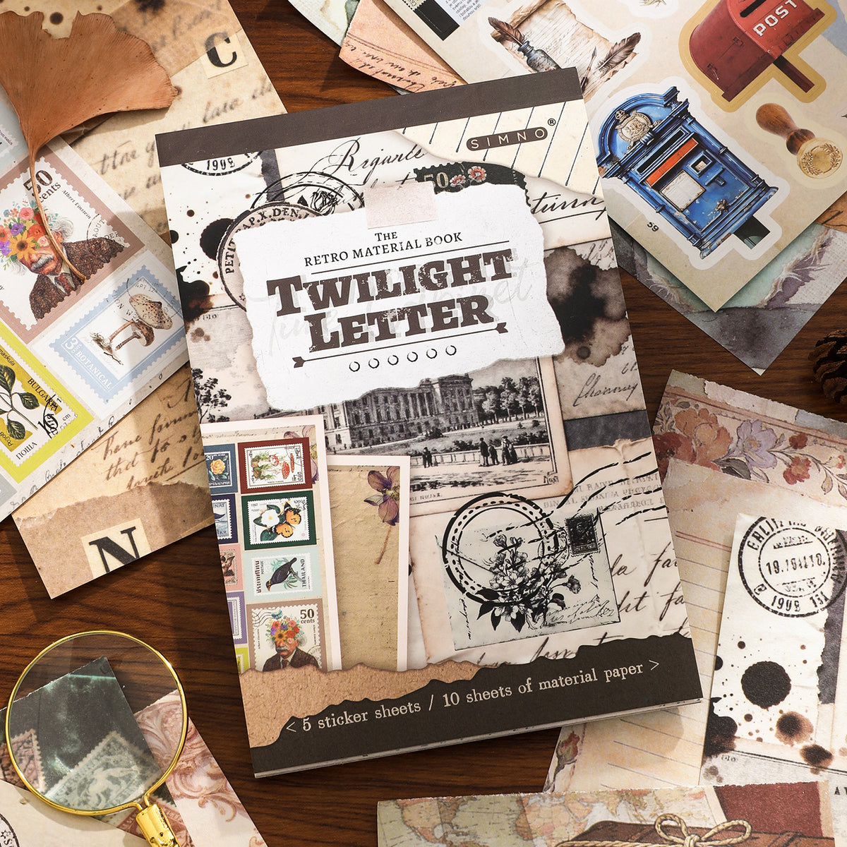 Time Capsule Scrapbooking Paper