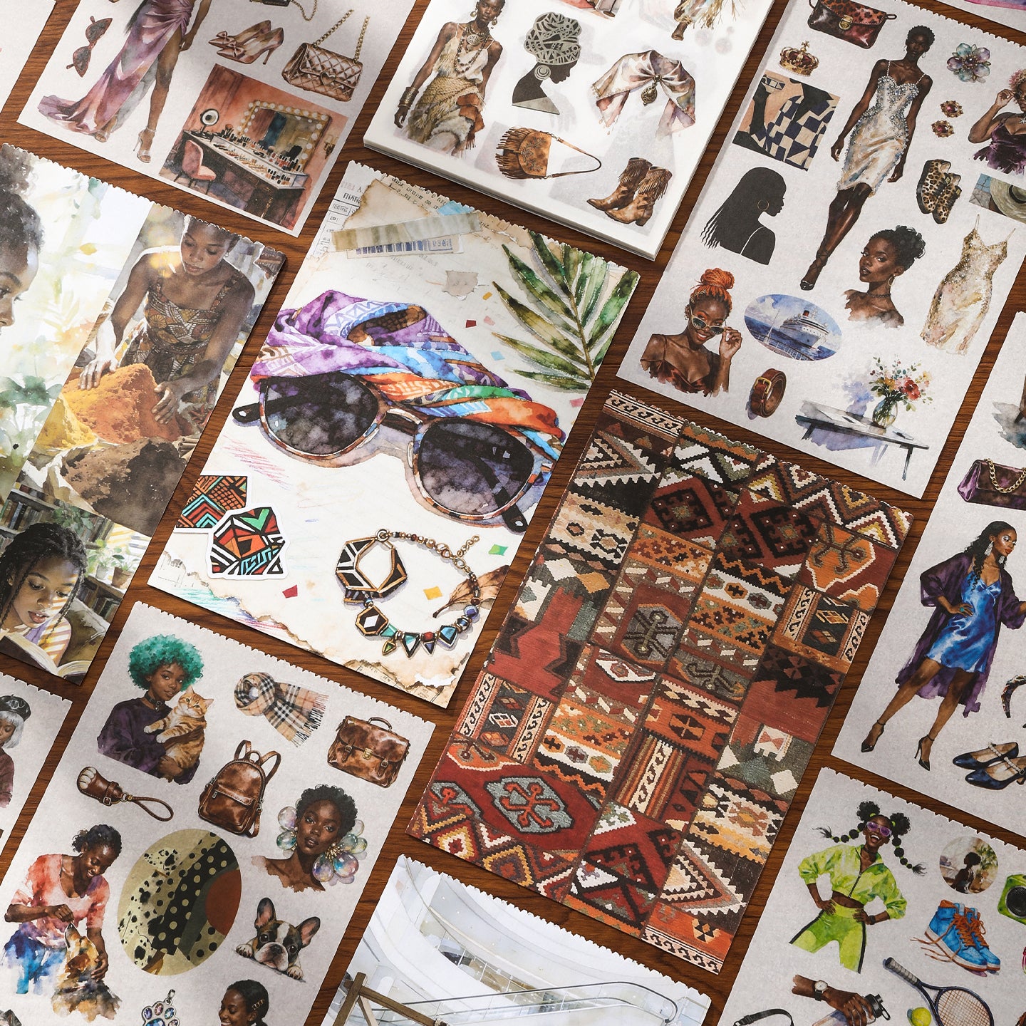 Black Girl Sticker Book