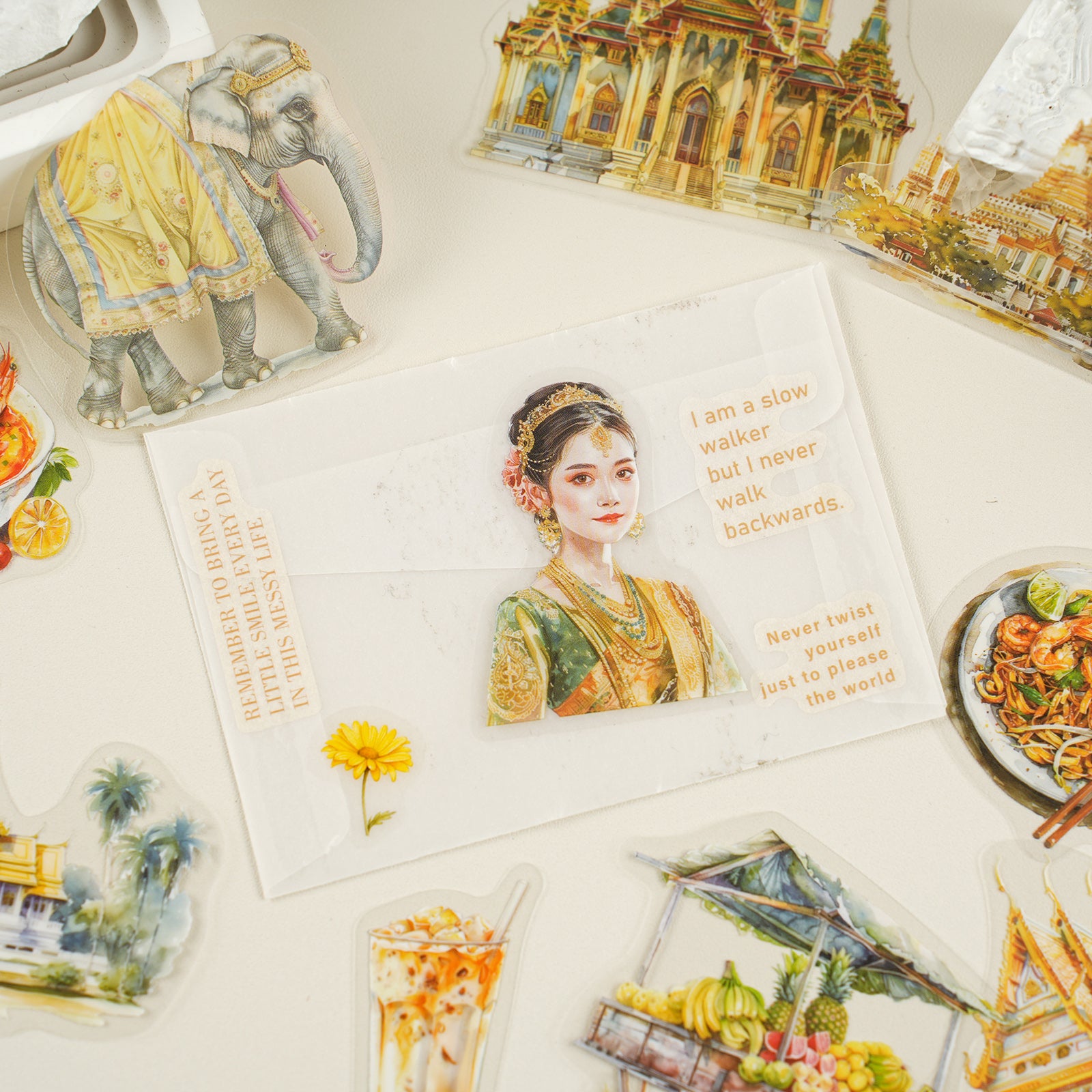 Scenery During The Journey PET Sticker