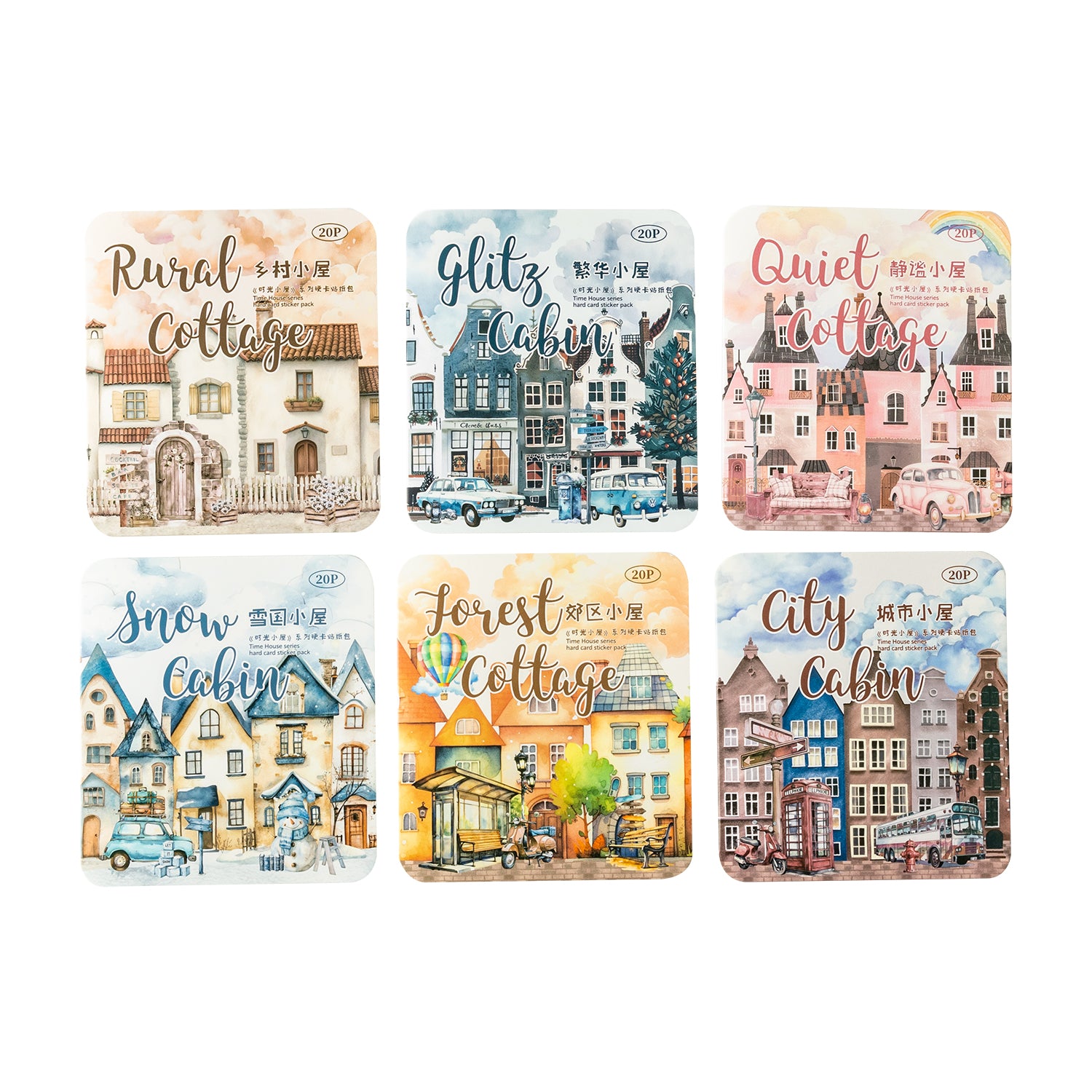 Time Cabin Paper Sticker