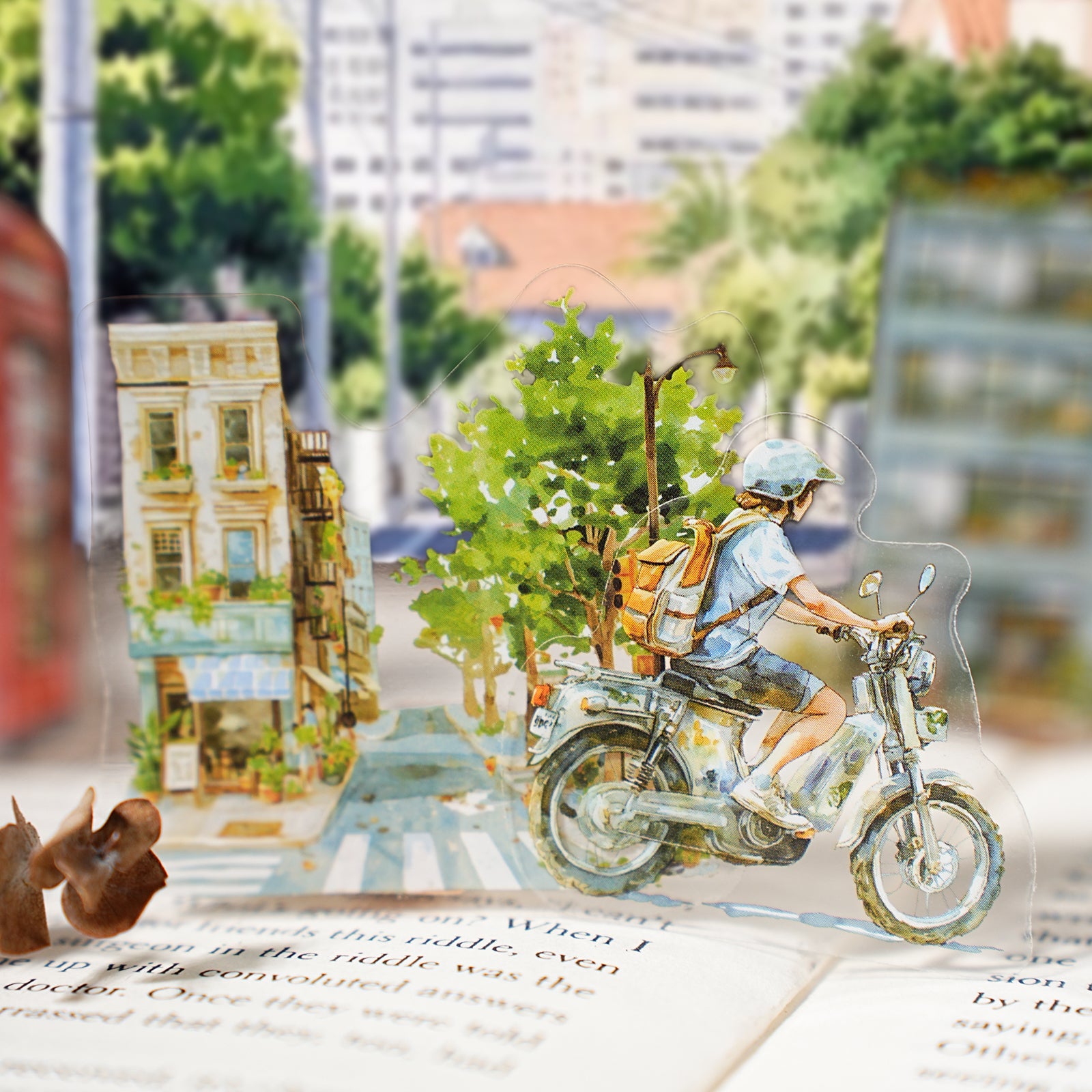 Life Observation Diary PET Sticker