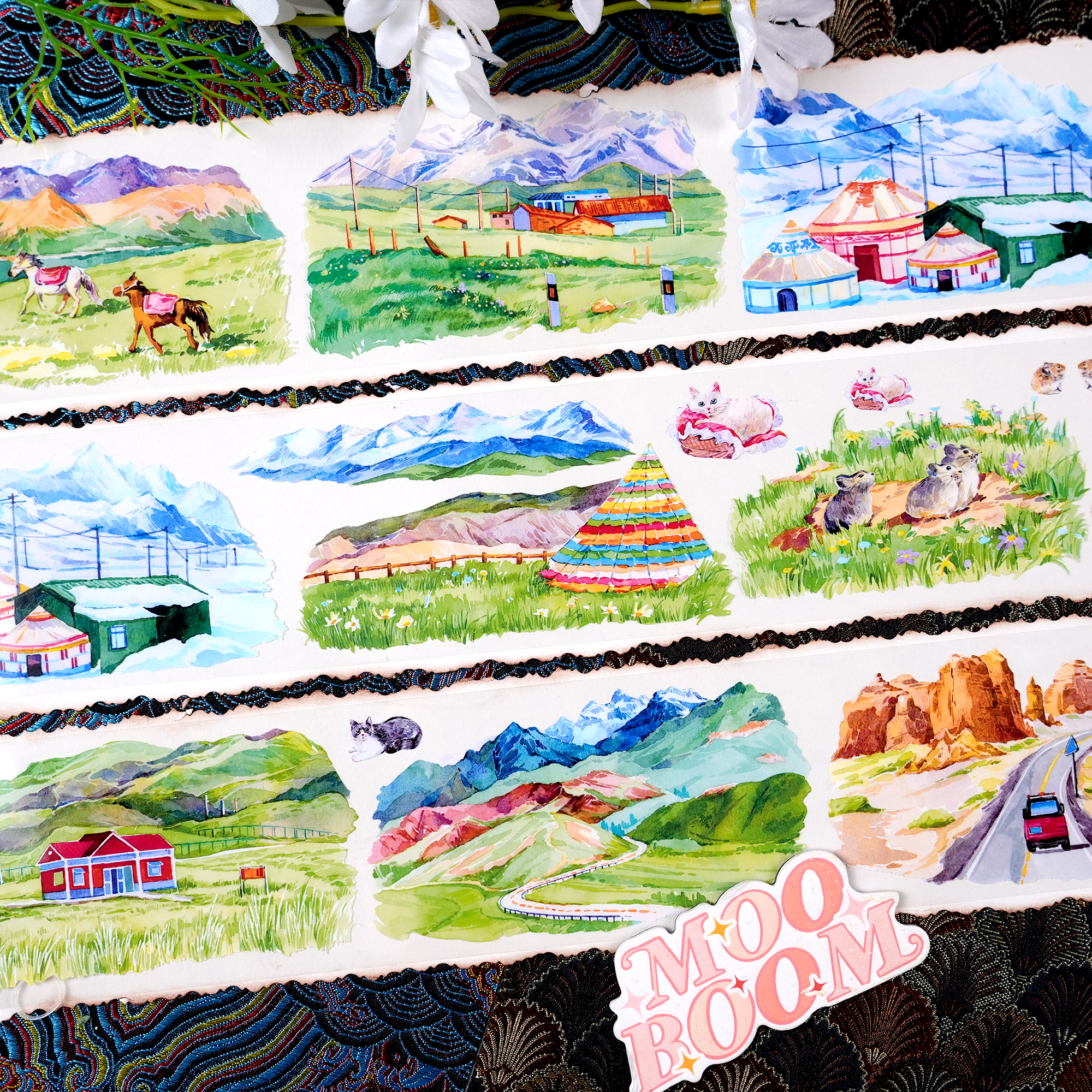 【XT】Life on the Grassland Landscaping Tape