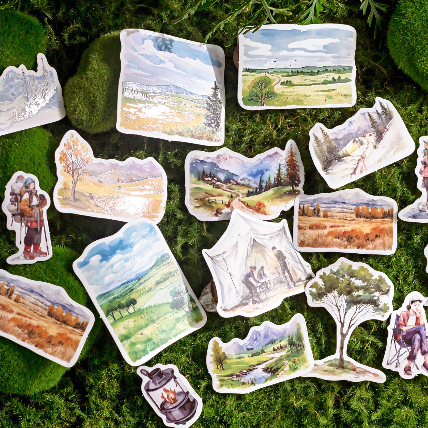About Time Landscape Washi Stickers