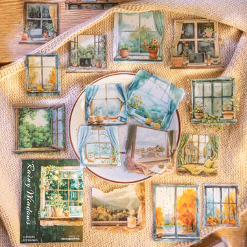 Raing Window PET Sticker