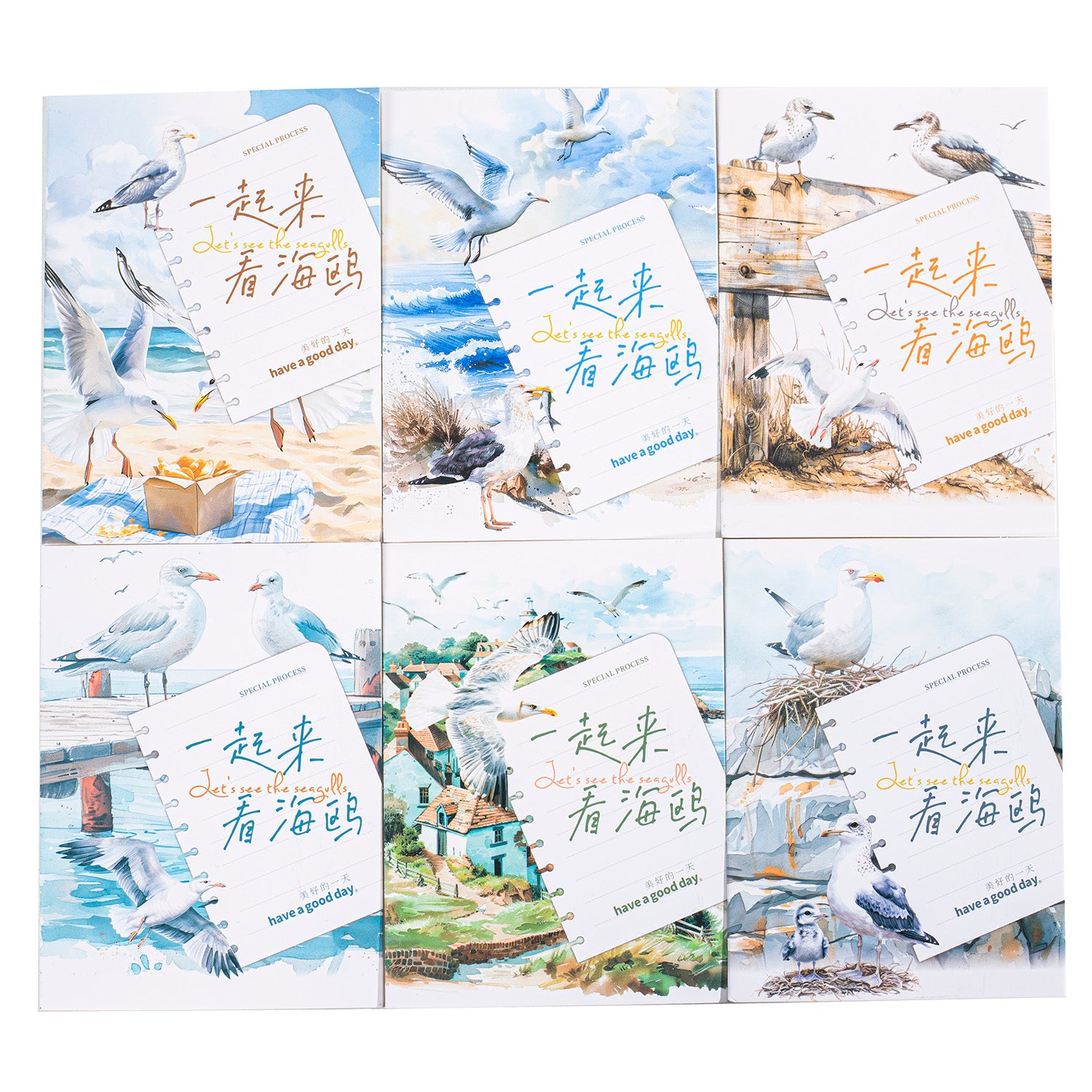 Let's See the Seagulls PET Sticker