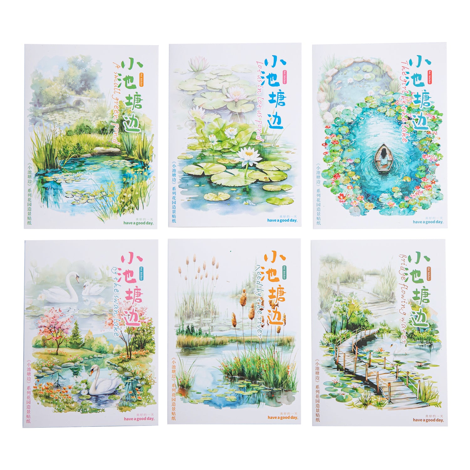 Beside The Small Pond PET Stickers