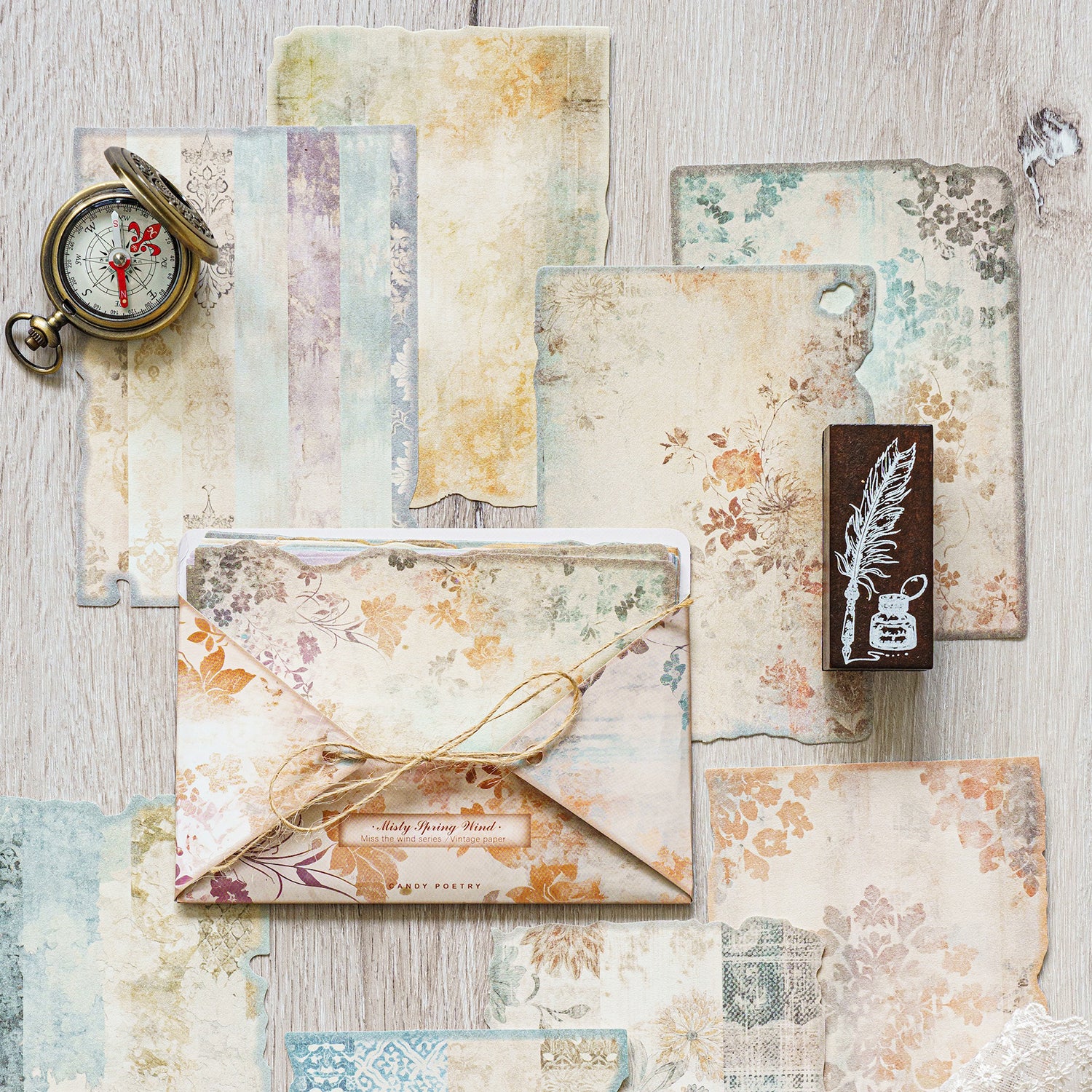 The wind of Longing Scrapbooking Paper