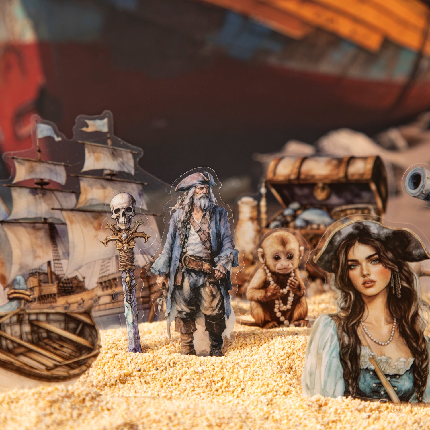 Maritime Travel PET Sticker