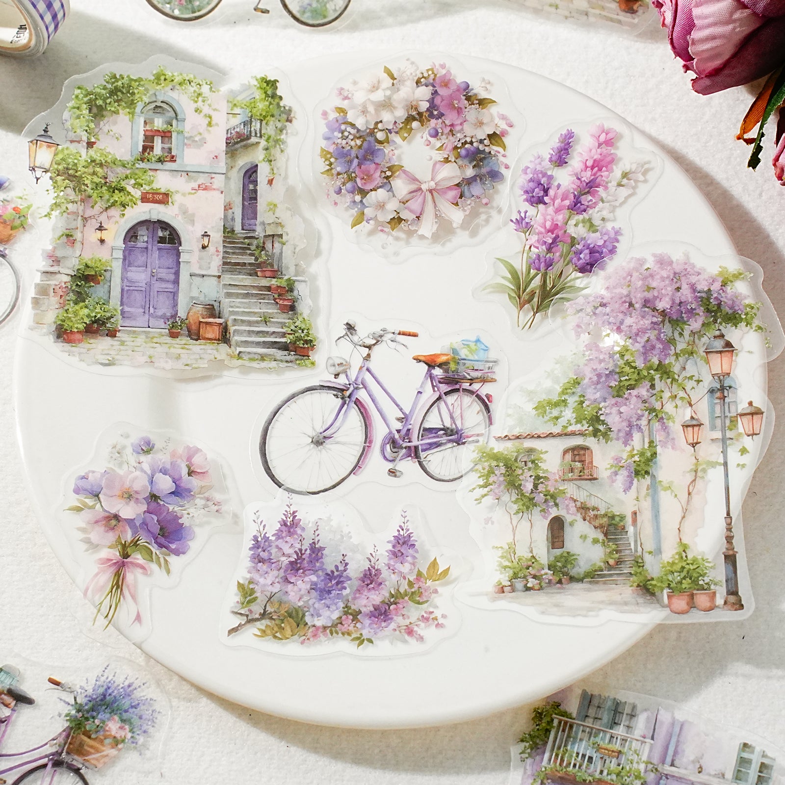 Flower Praise Series PET Sticker