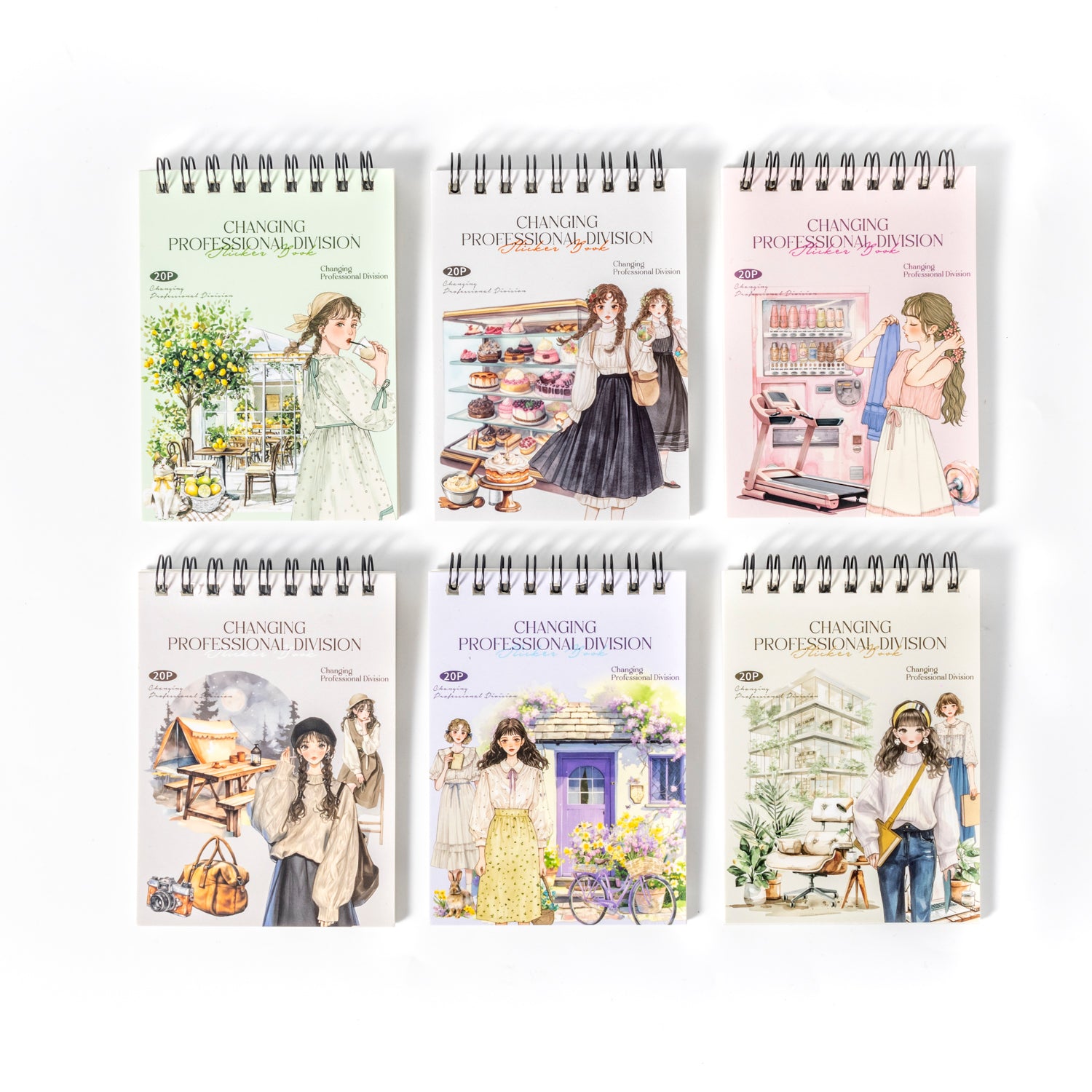 Changing Professional Sticker Books