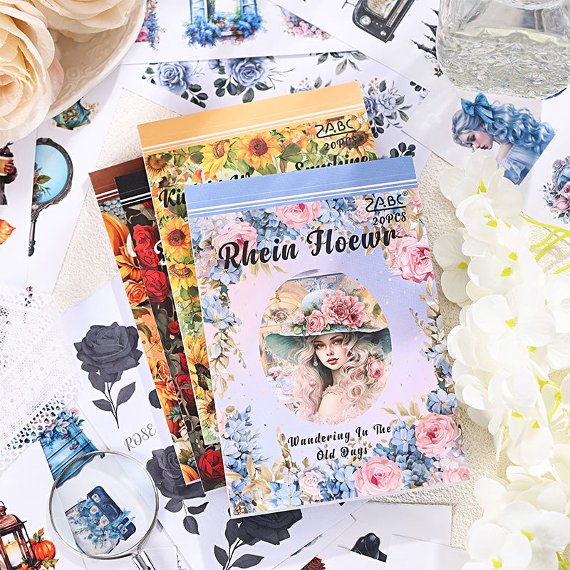 Vintage Girls Sticker Book