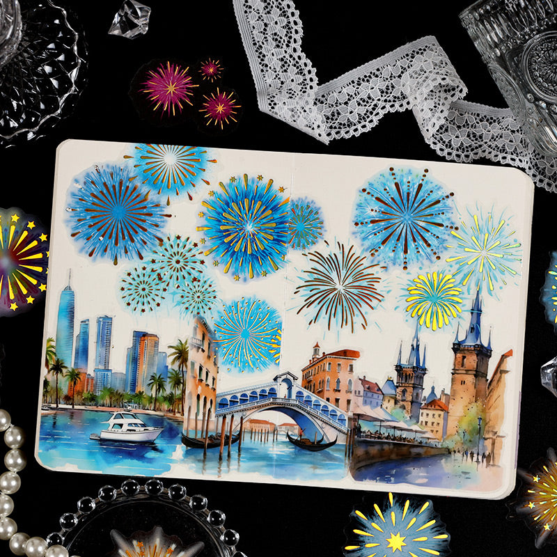 Fluorescent Night Language PET Sticker