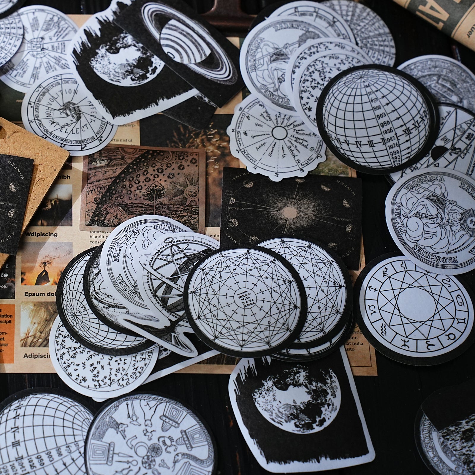 Old Shadows of the Times Sticker