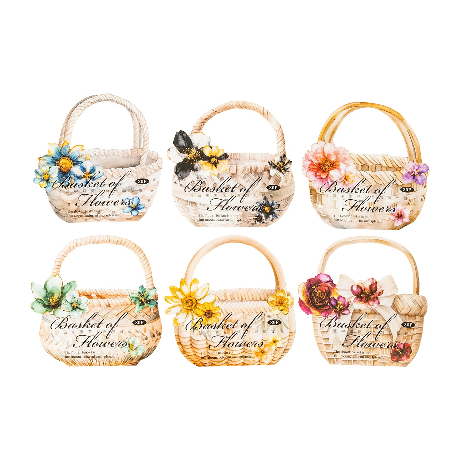 Basket of Flowers Sticker