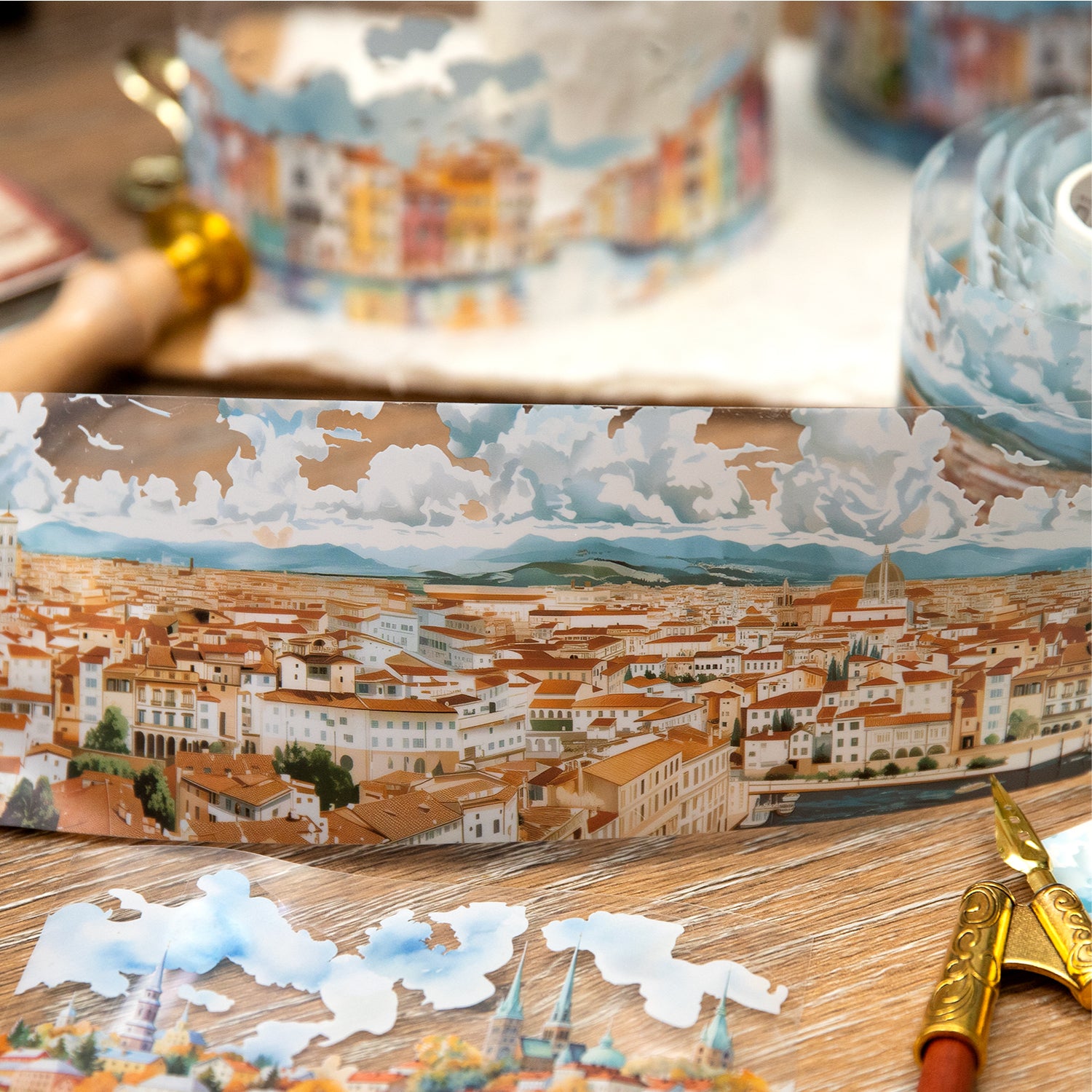 Travel around Europe PET Tape