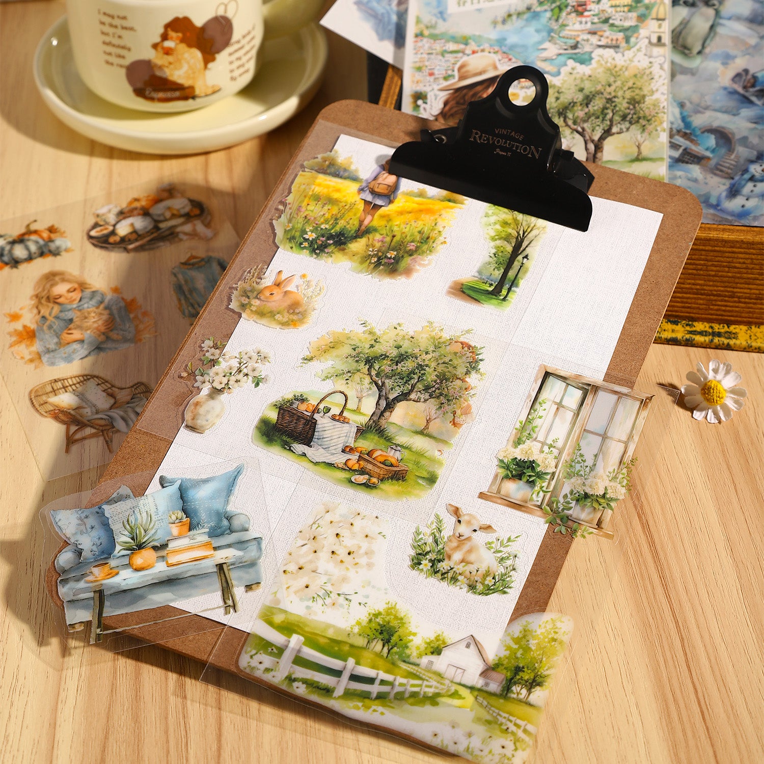 Four Seasons Travel Pre-cut Sticker Book