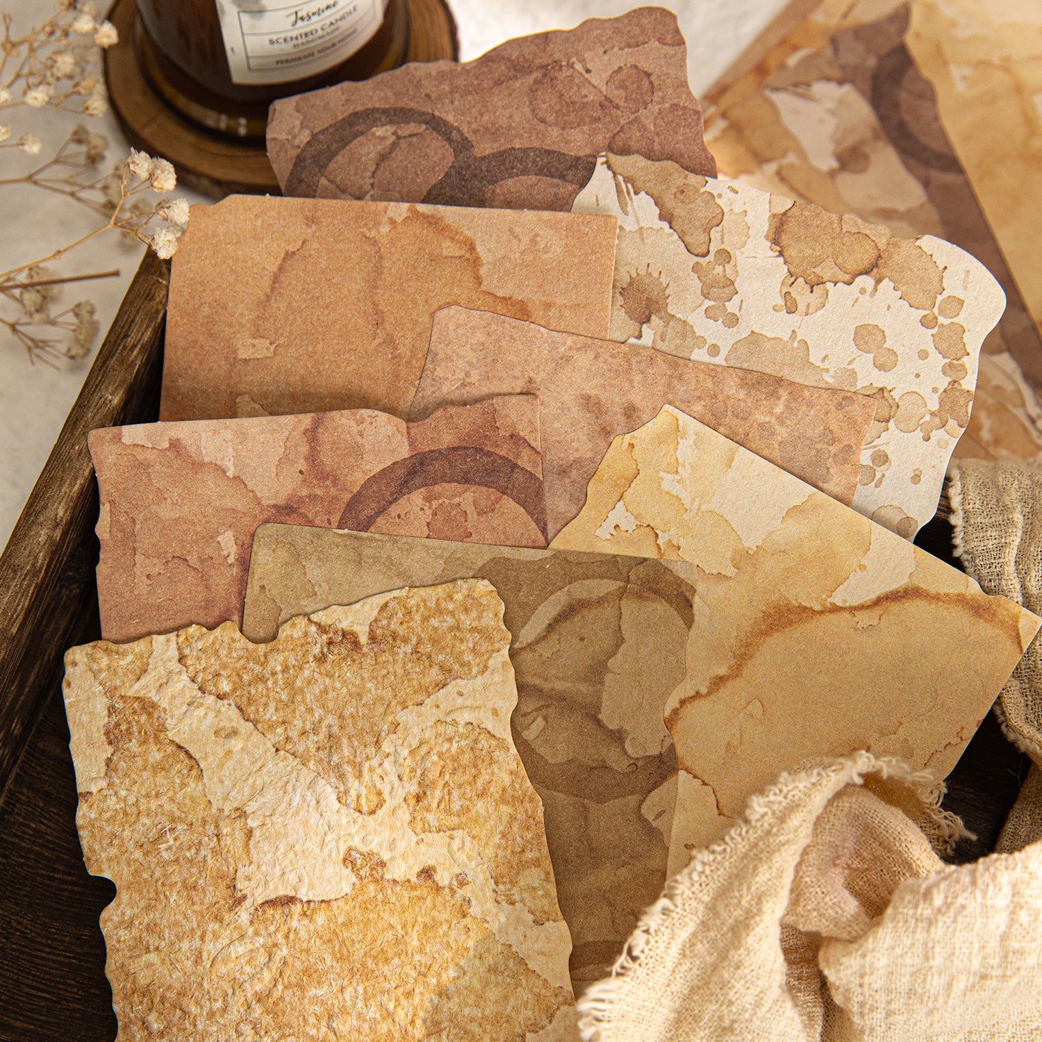 Different Textures Scrapbooking Paper Pack