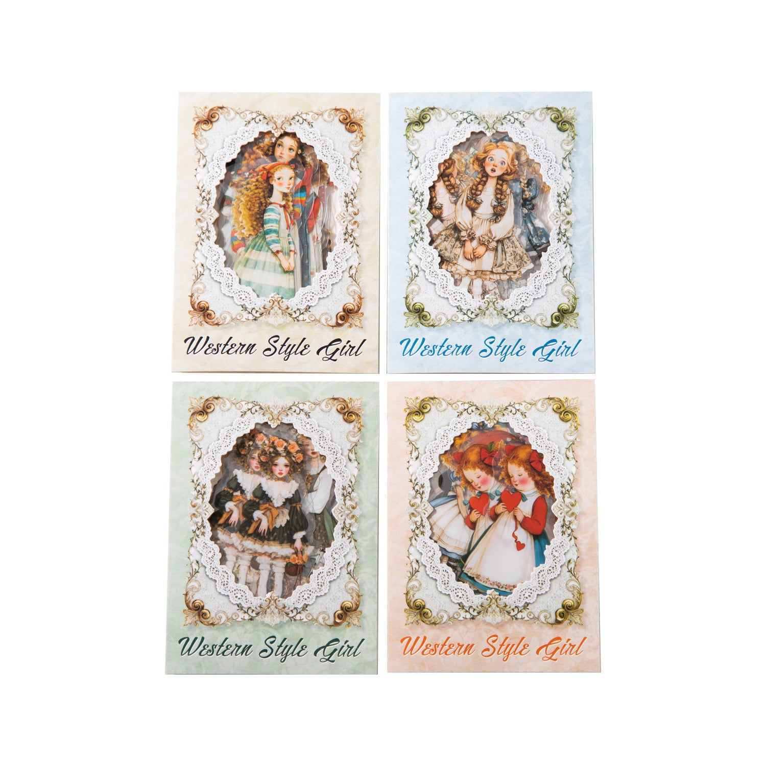 Sweet Style Lolita Girl Character Theme Stickers for journaling and scrapbooking
