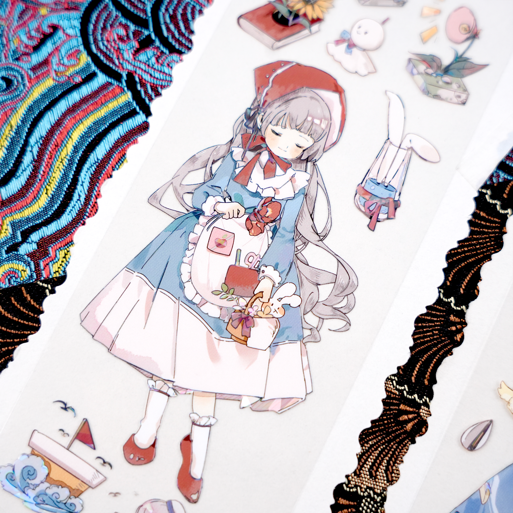 【INSEASON】Forest Princess Character PET Tape for journaling and scrapbooking