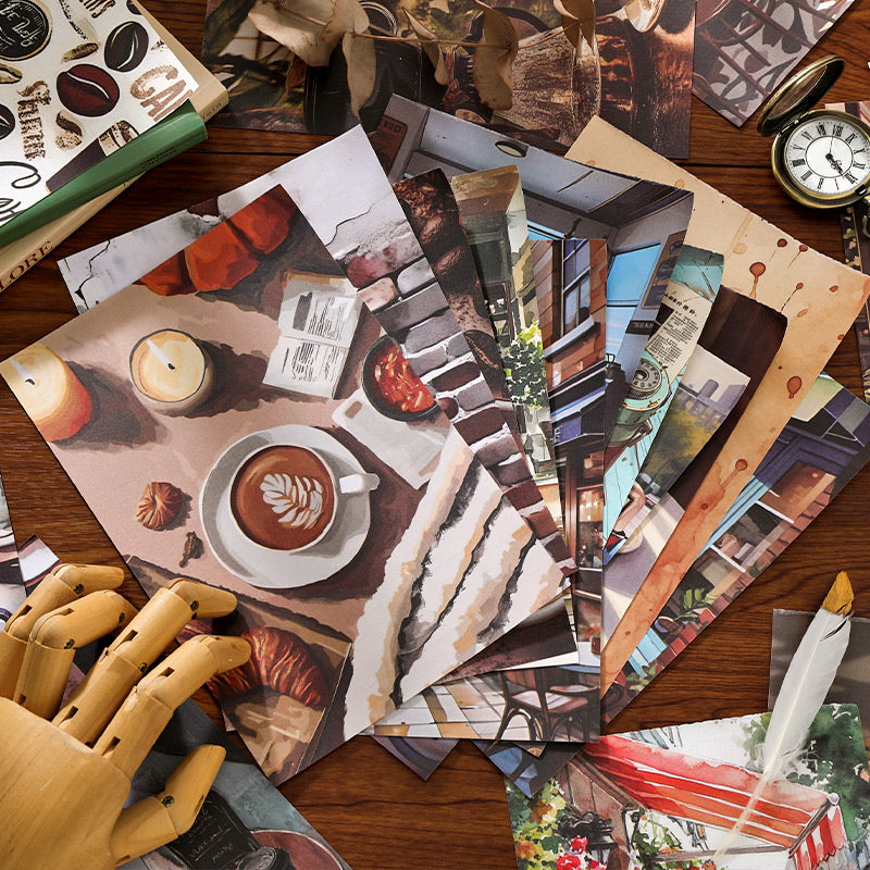 Slow Life Vintage Sticker Books