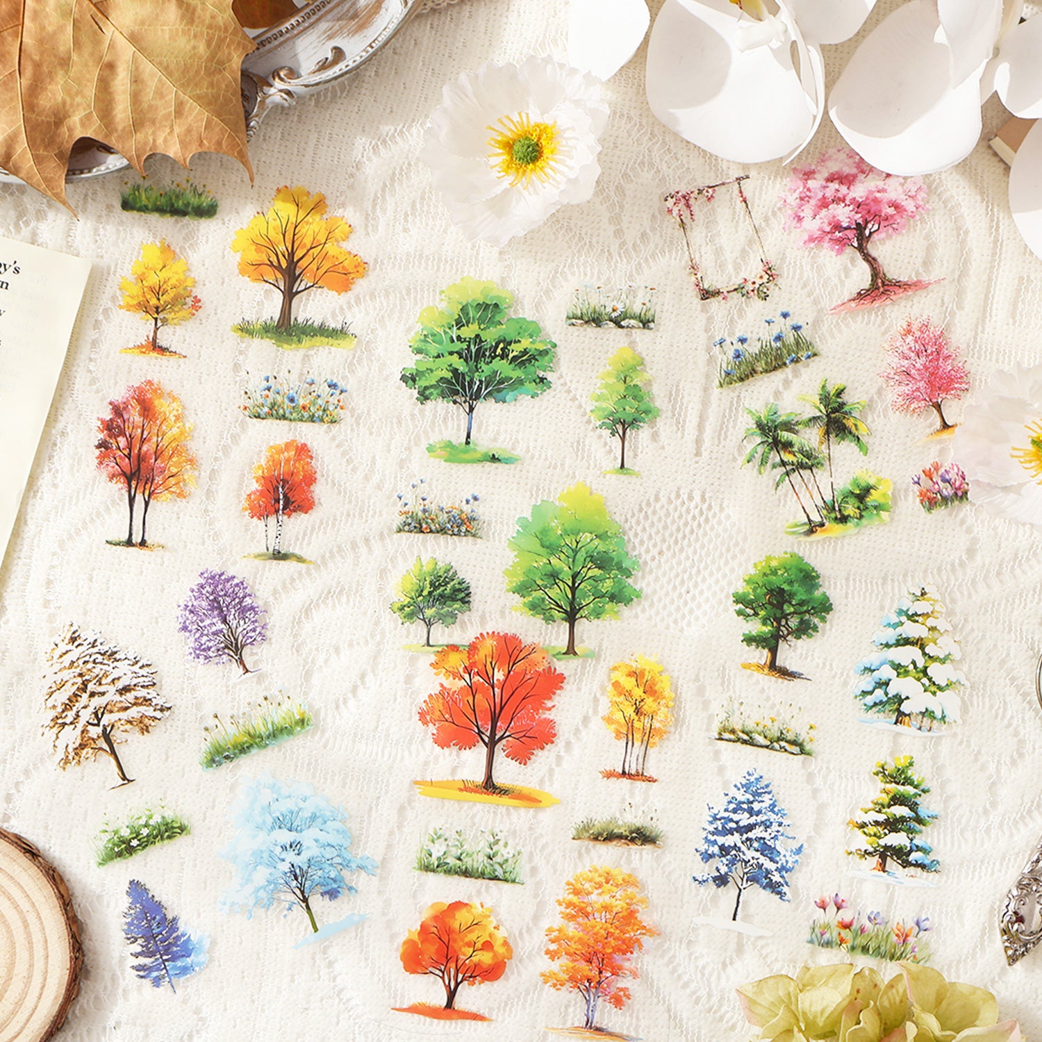 Four Seasons Forest PET Sticker
