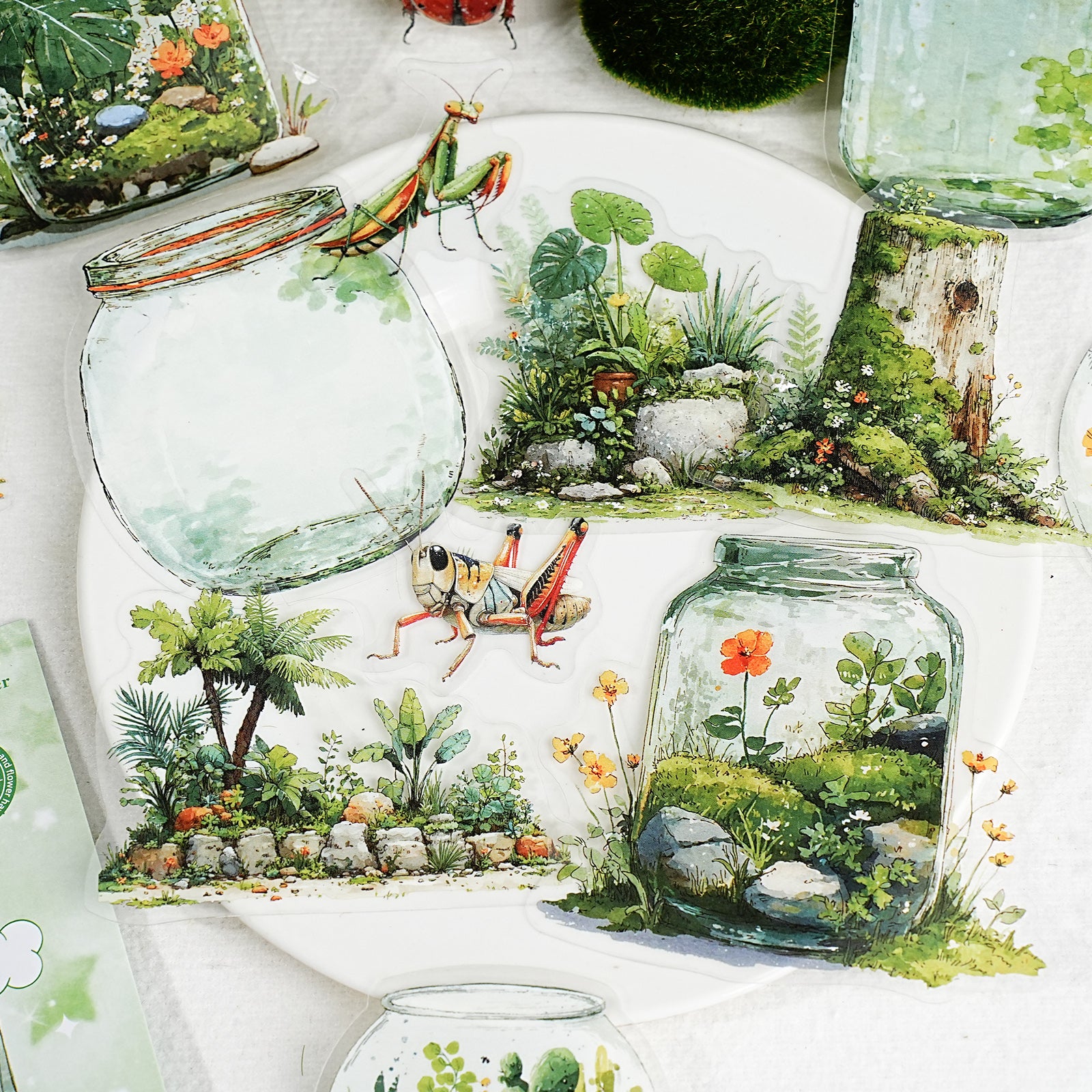 World in a Bottle PET Sticker