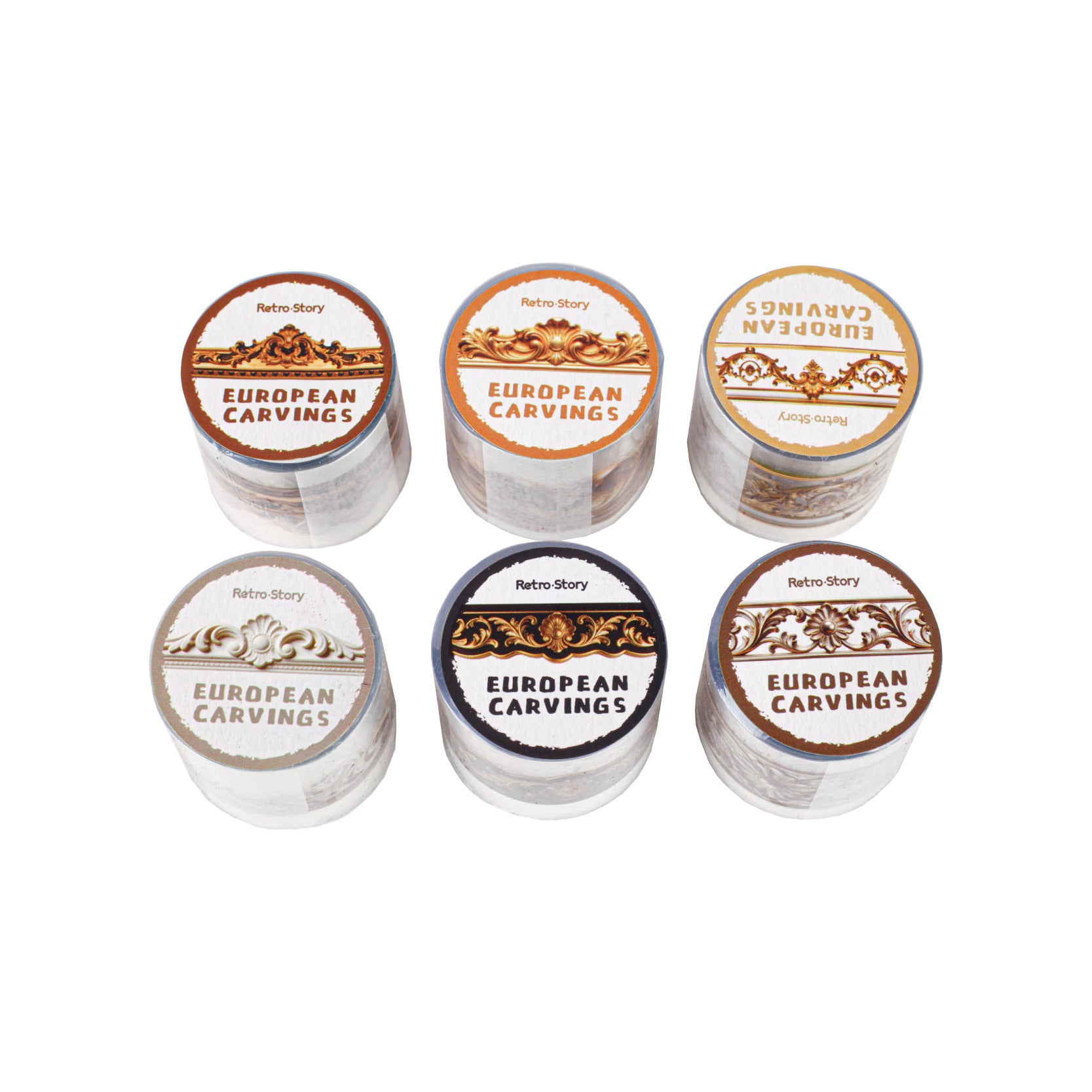 European Carved Patterns PET Tape