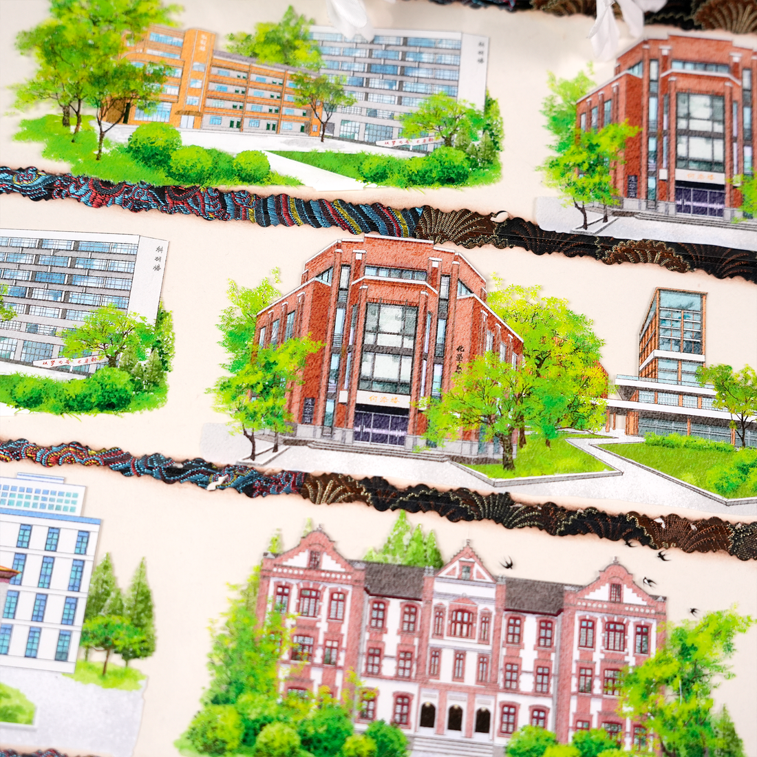 Teaching Building Landscaping Tape