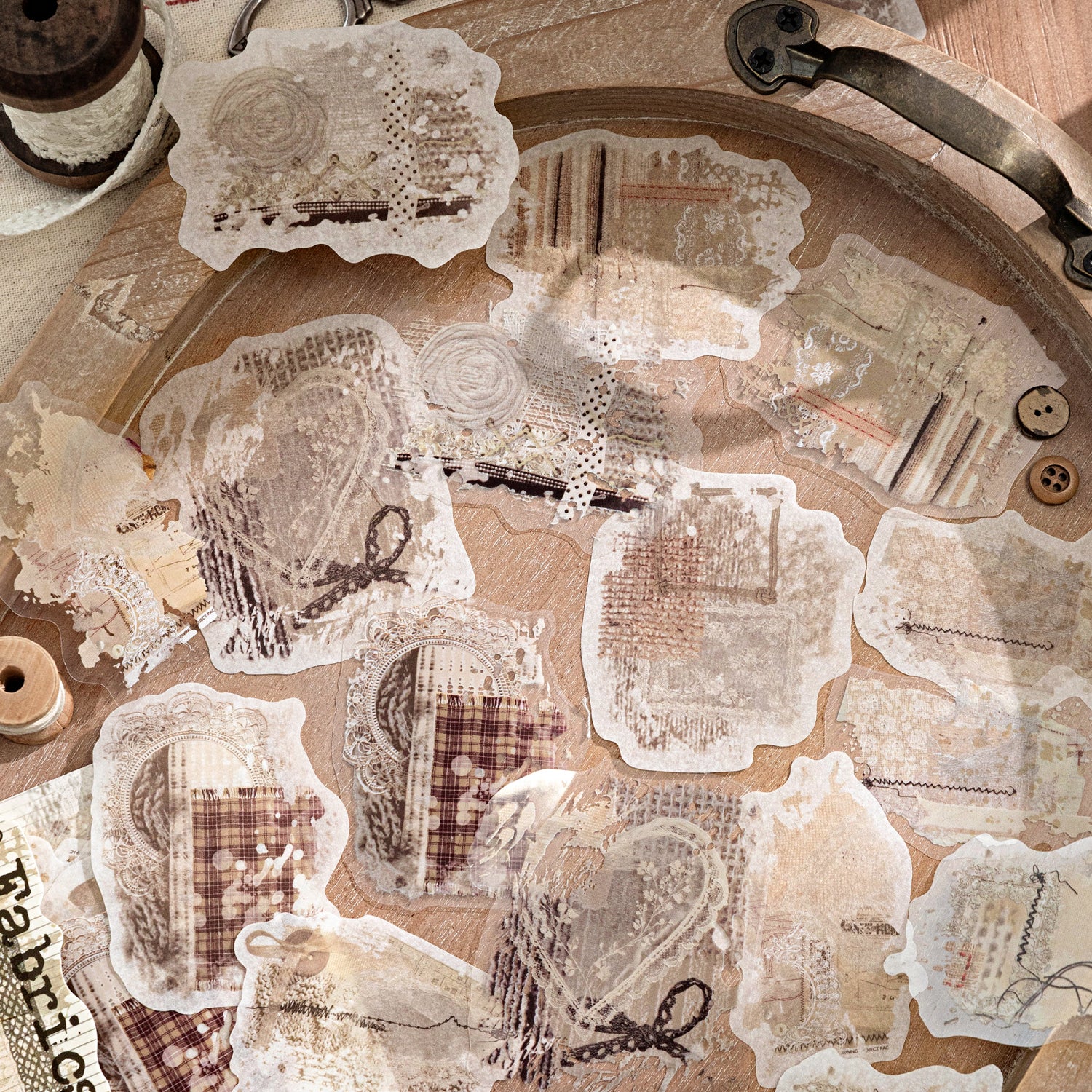 Bleeding ink marks PET Sticker