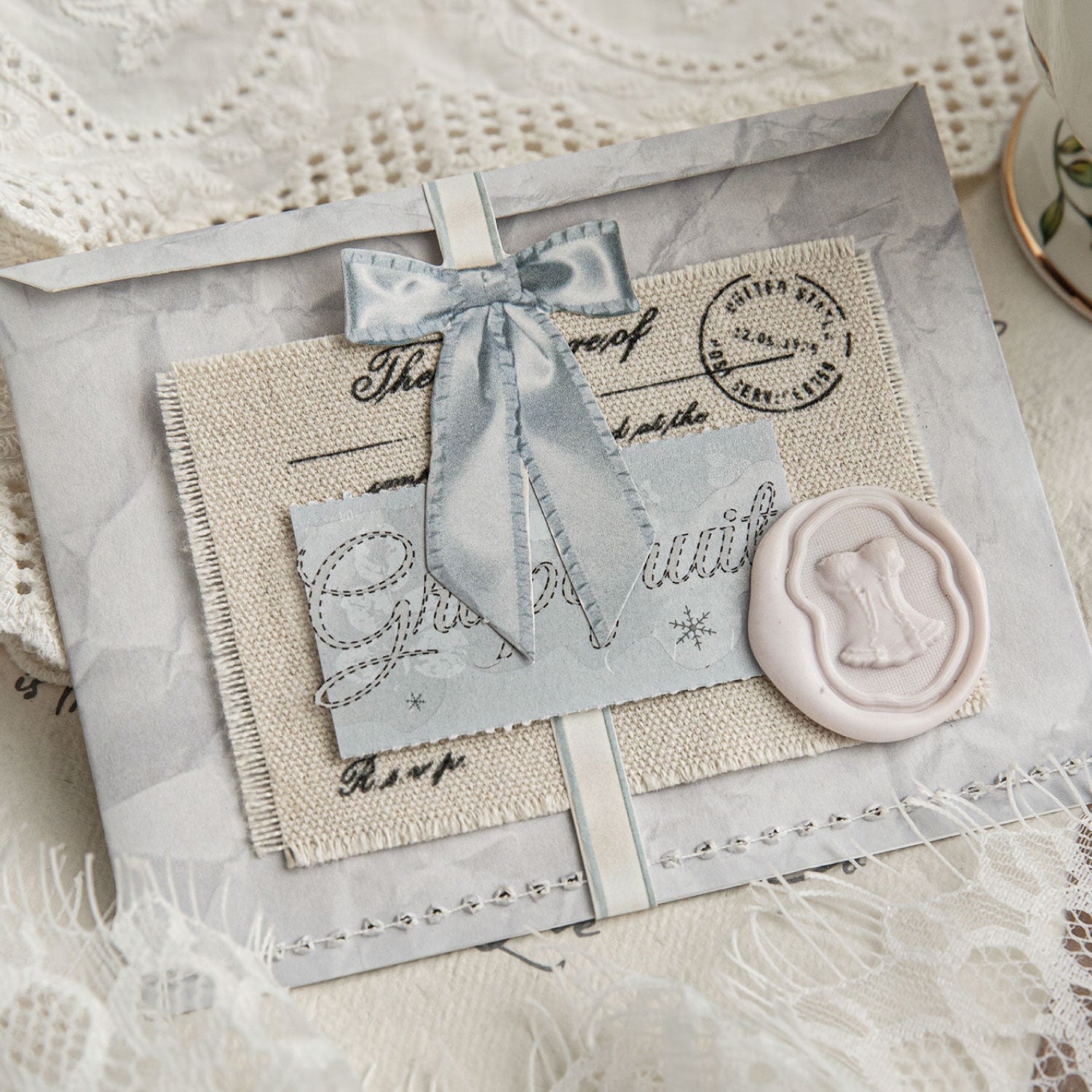 Gift Decoration Cardboard Bow Sticker